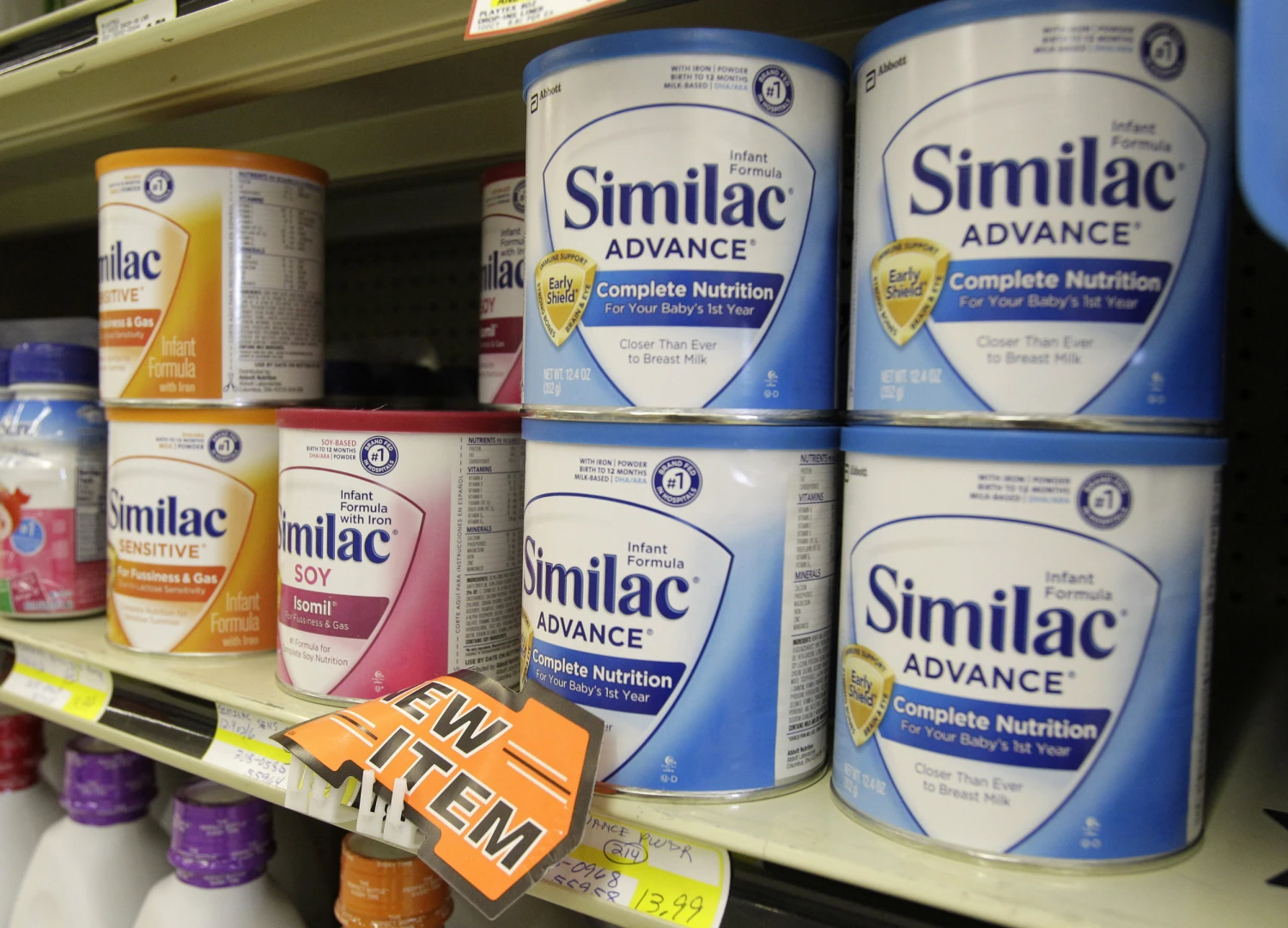 Similac baby formula.