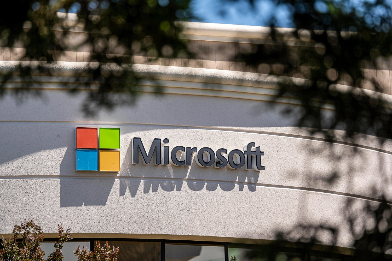 The Microsoft campus in Mountain View, Calif., on July 22, 2021.