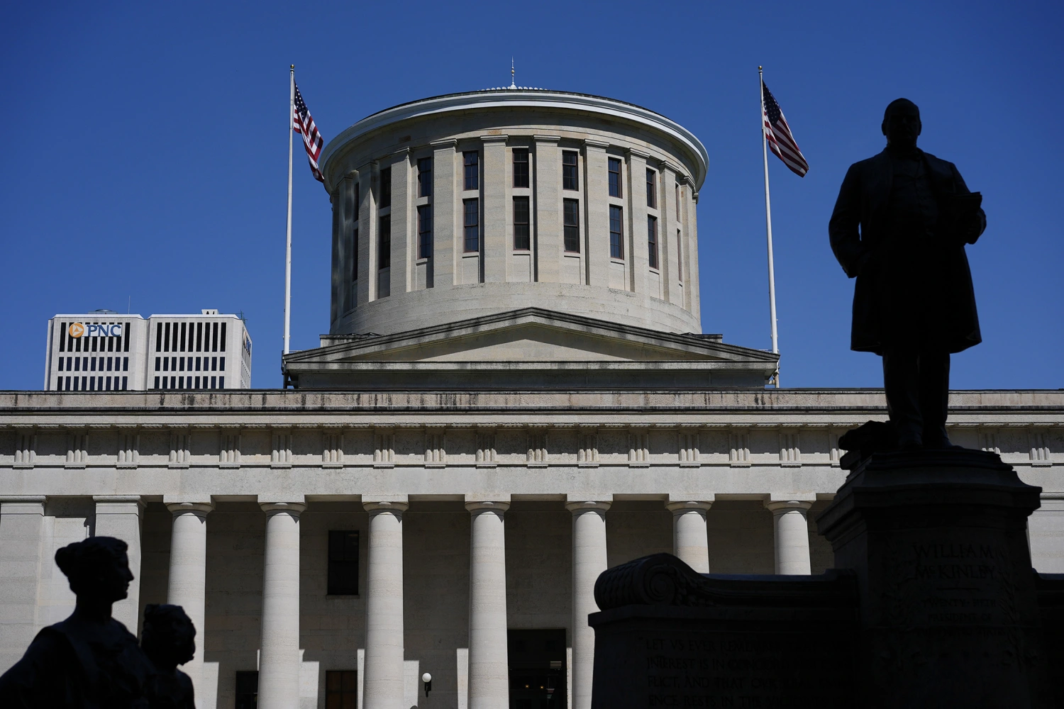 The Ohio Statehouse, on April 15, 2024, in Columbus, OH.