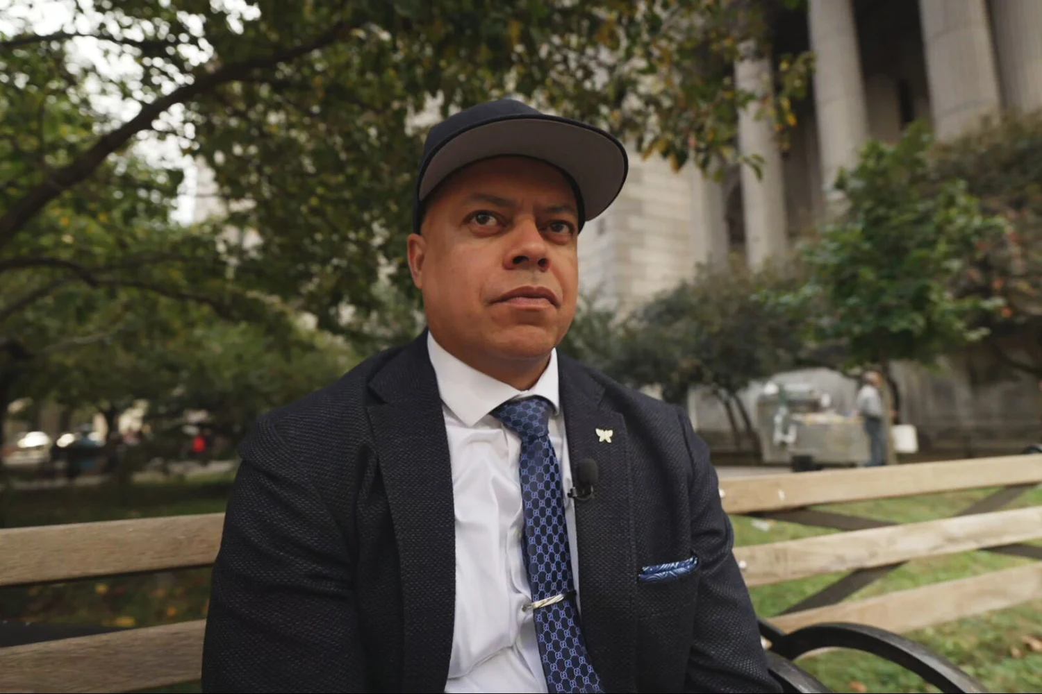 Jon-Adrian Velazquez in Manhattan on Monday.