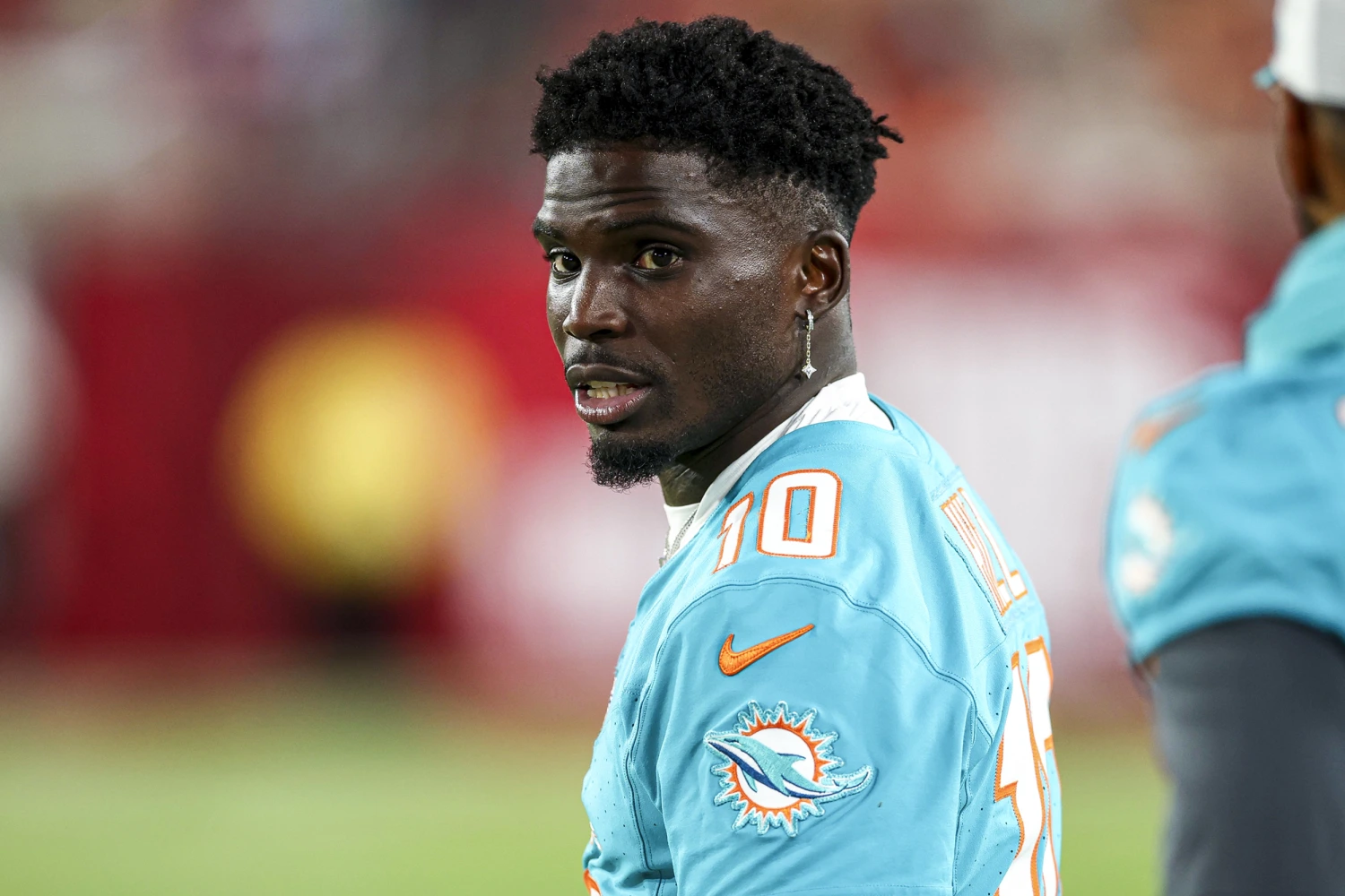 Tyreek Hill on Aug. 23, 2024, in Tampa, Fla.