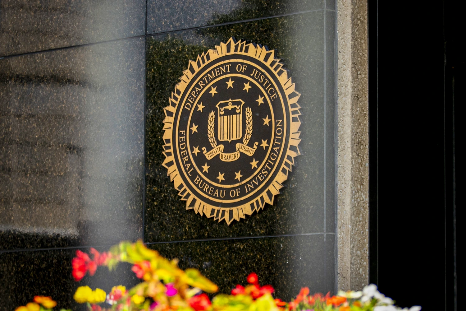 The Federal Bureau of Investigation seal at its headquarters in Washington, D.C., on Aug. 22, 2022.