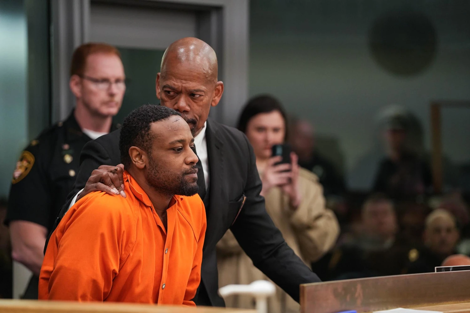 Rodney Hinton Jr. in court in Cincinnati on May 6, 2025.