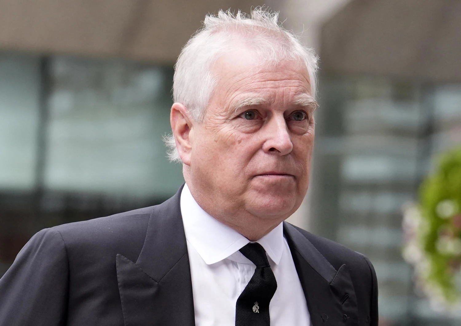 Britain's Prince Andrew, Duke of York, arrives to attend a Requiem Mass for Katharine, Duchess of Kent, in London on Sept. 16, 2025.