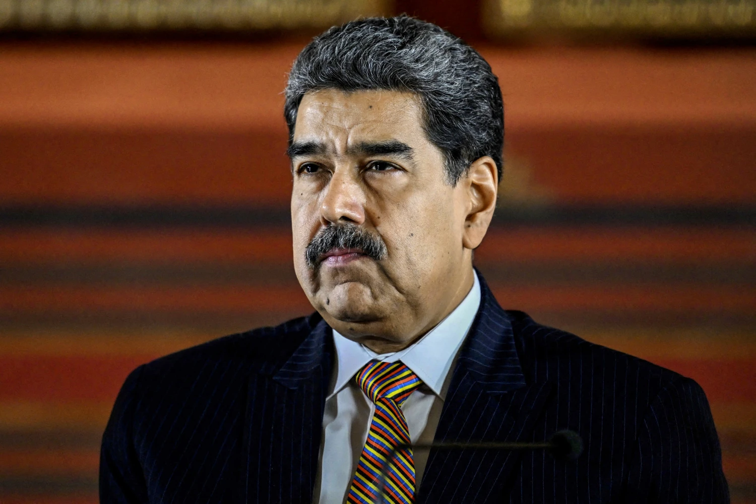 Venezuela's President Nicolas Maduro in Caracas on Aug. 22, 2025.