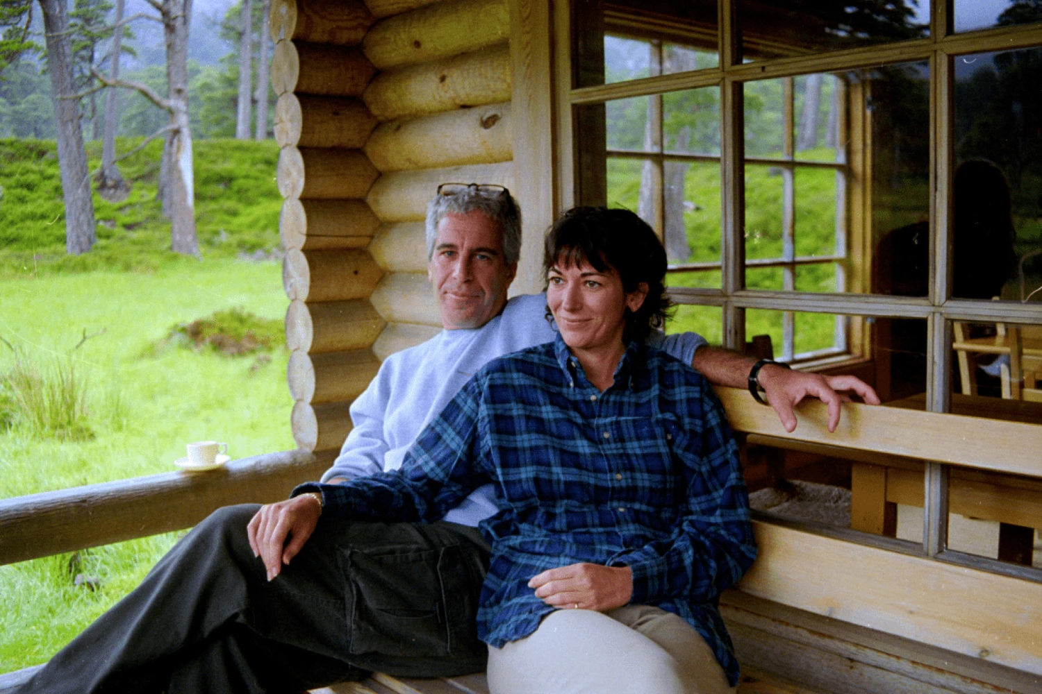 An undated photo of Jeffrey Epstein and Ghislaine Maxwell released by the Department of Justice on Friday, Dec. 19, 2025.