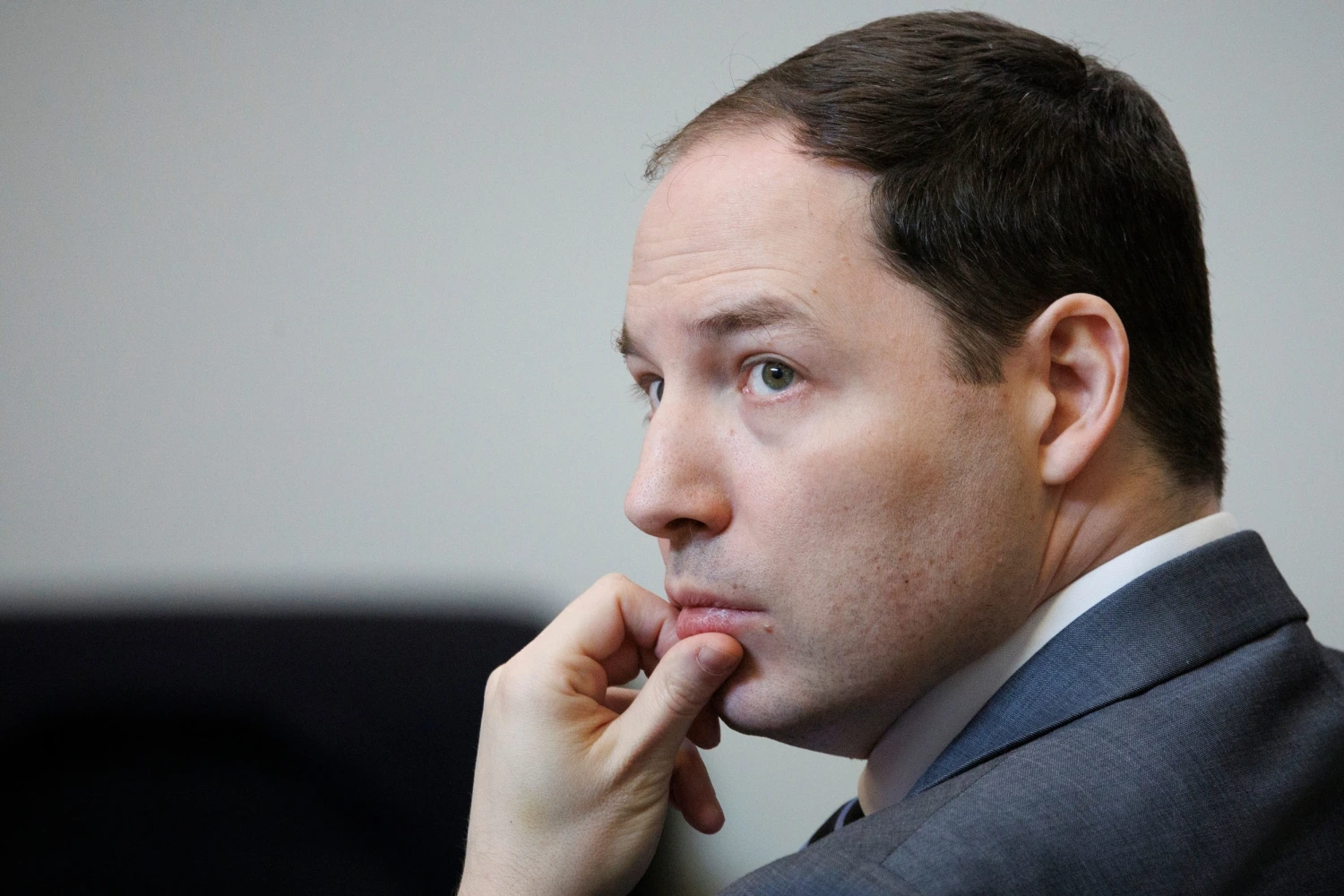 Brendan Banfield during his double murder trial on Jan. 14, 2026, in Fairfax, Va. 