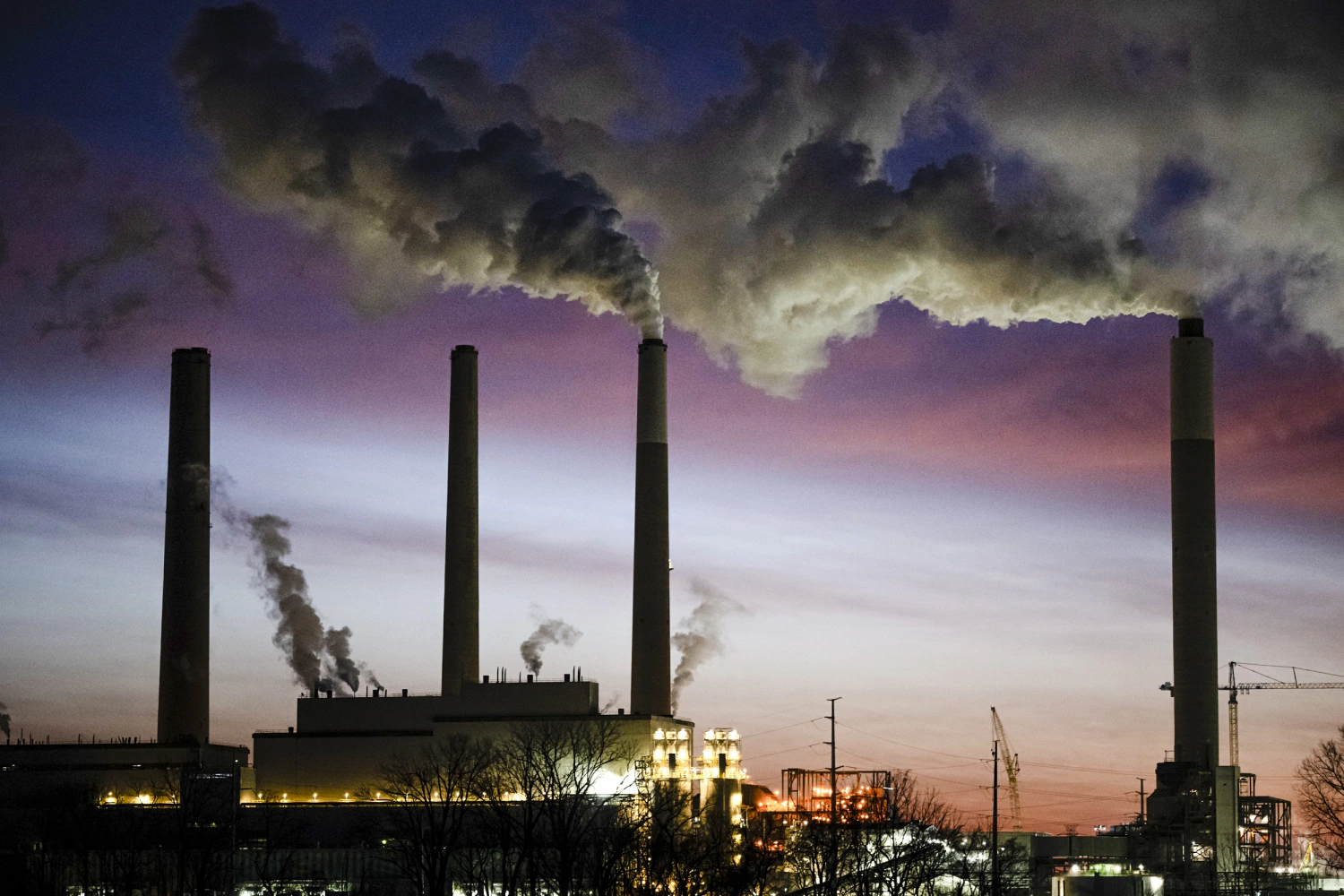 Mill Creek Generating Station, a coal-fired power plant in Louisville, Kentucky, is seen on Feb. 14, 2026 in Elizabeth, Ind.