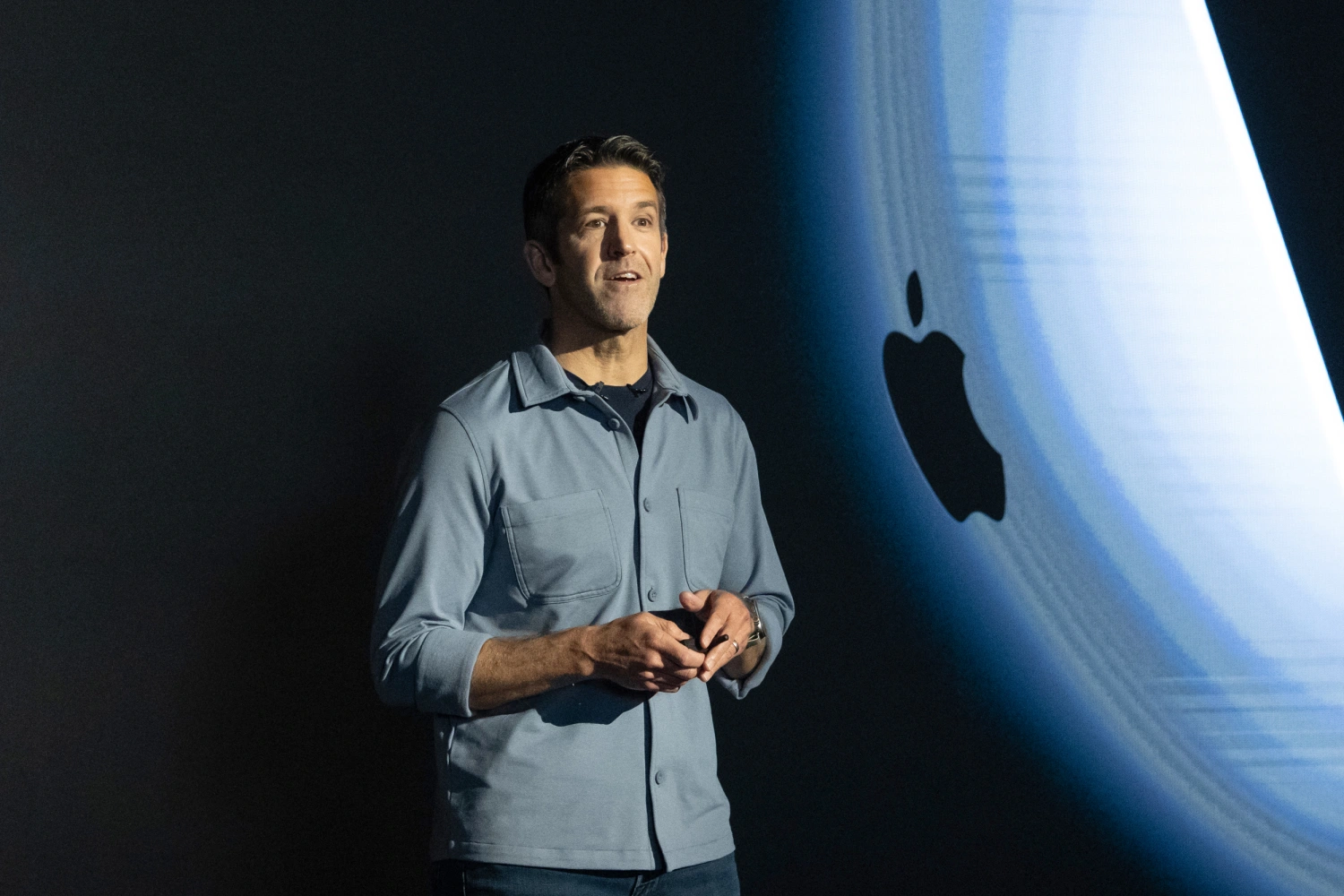 John Ternus during an Apple event in New York, on March 4, 2026.