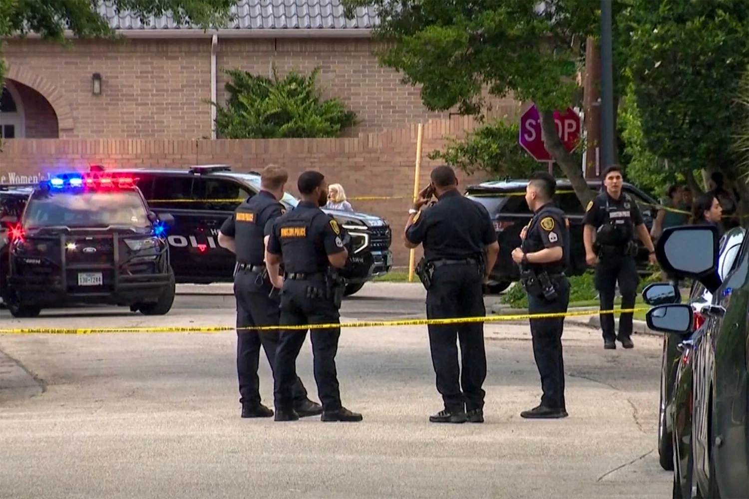 Authorities are investigating a tragic shooting that left a Houston couple and two young children dead at a residence in the River Oaks area.