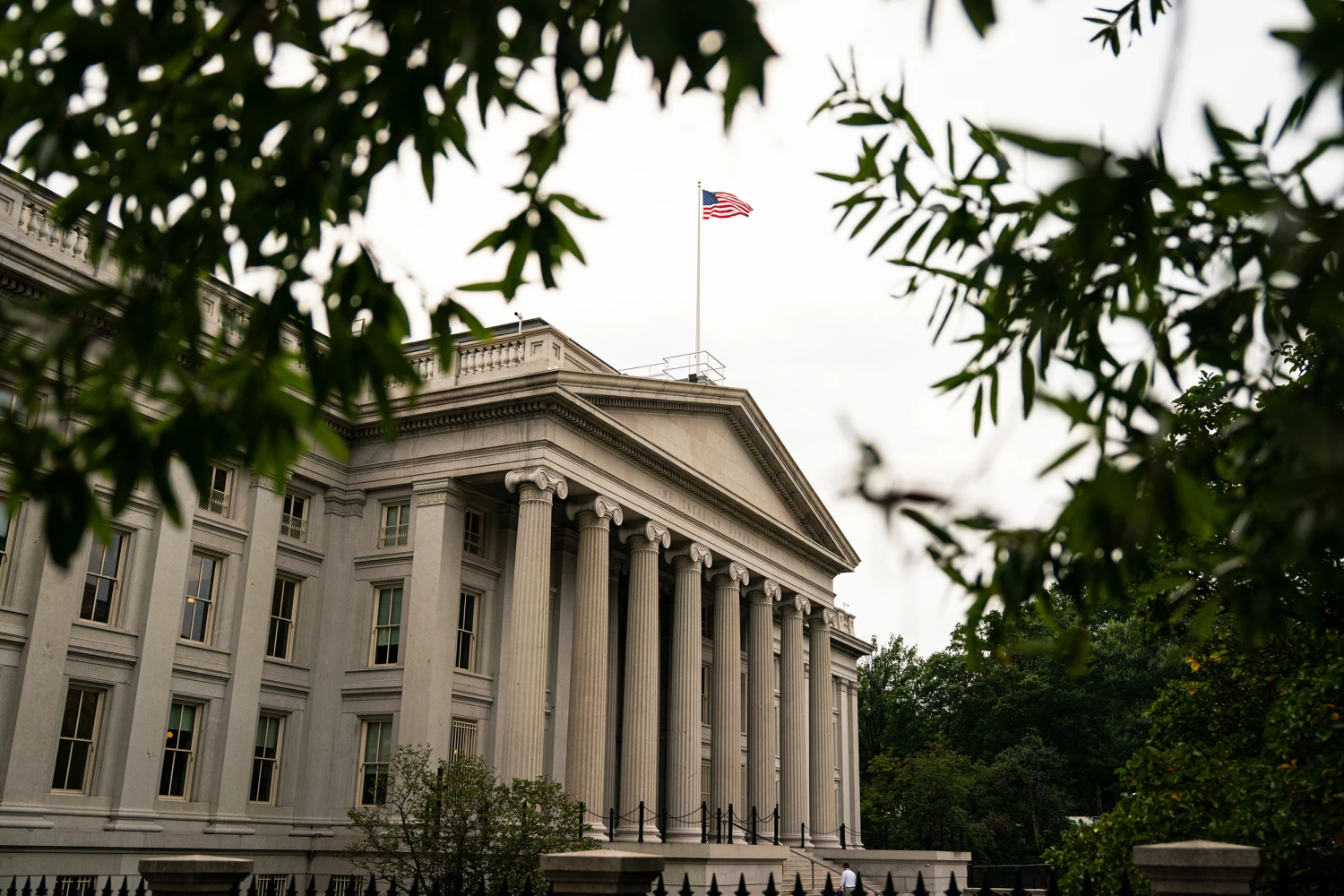 The US Treasury building in Washington, DC, US, on Tuesday, Aug. 5, 2025.