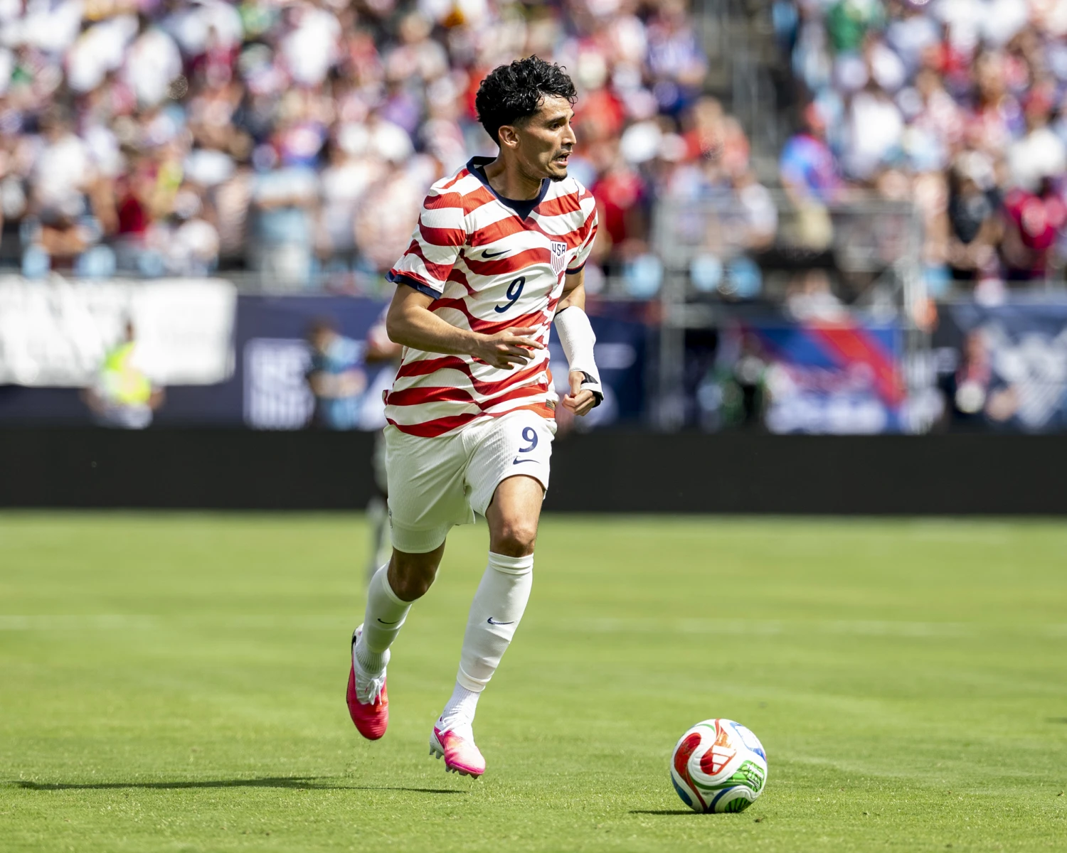 Ricardo Pepi during the international friendly match between the United States and Senegal in Charlotte, N.C., on May 31.