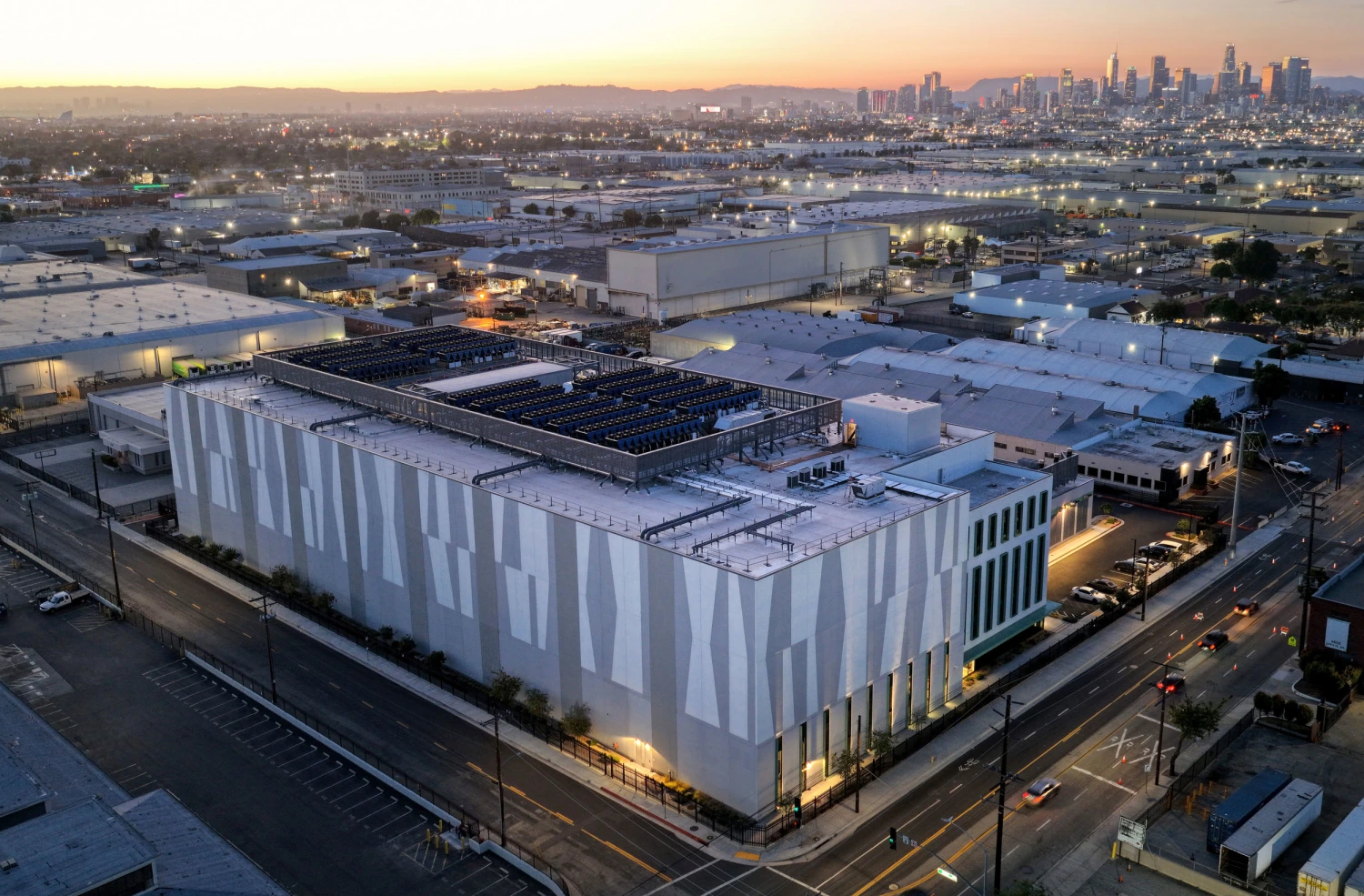 A data center in Vernon,  Calif.