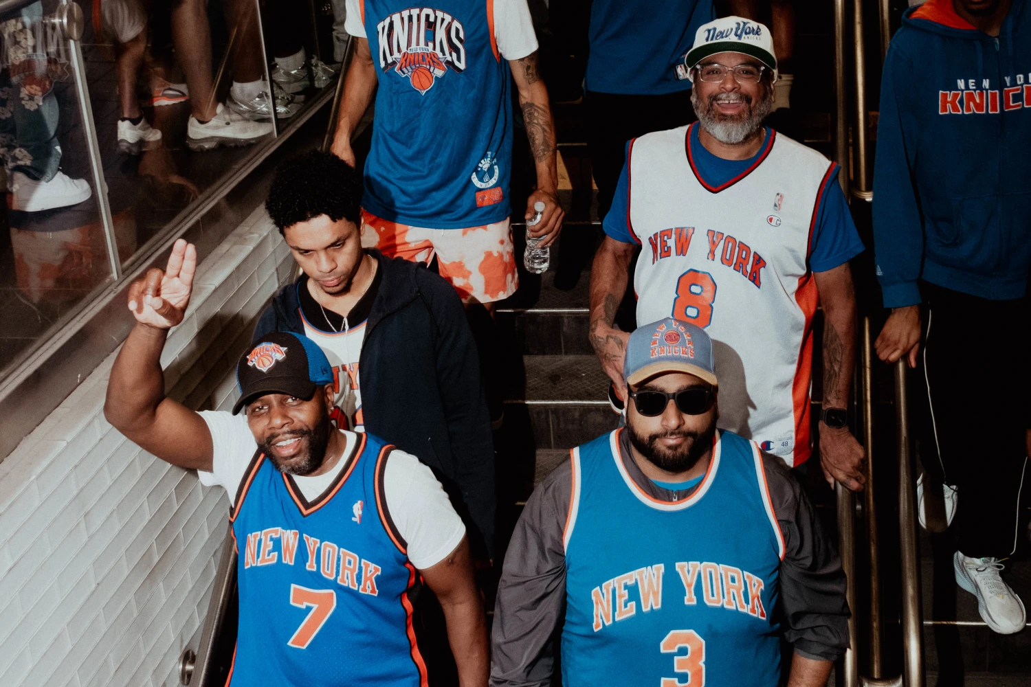 The New York Knicks ticker-tape parade on June 18, 2026 in New York.