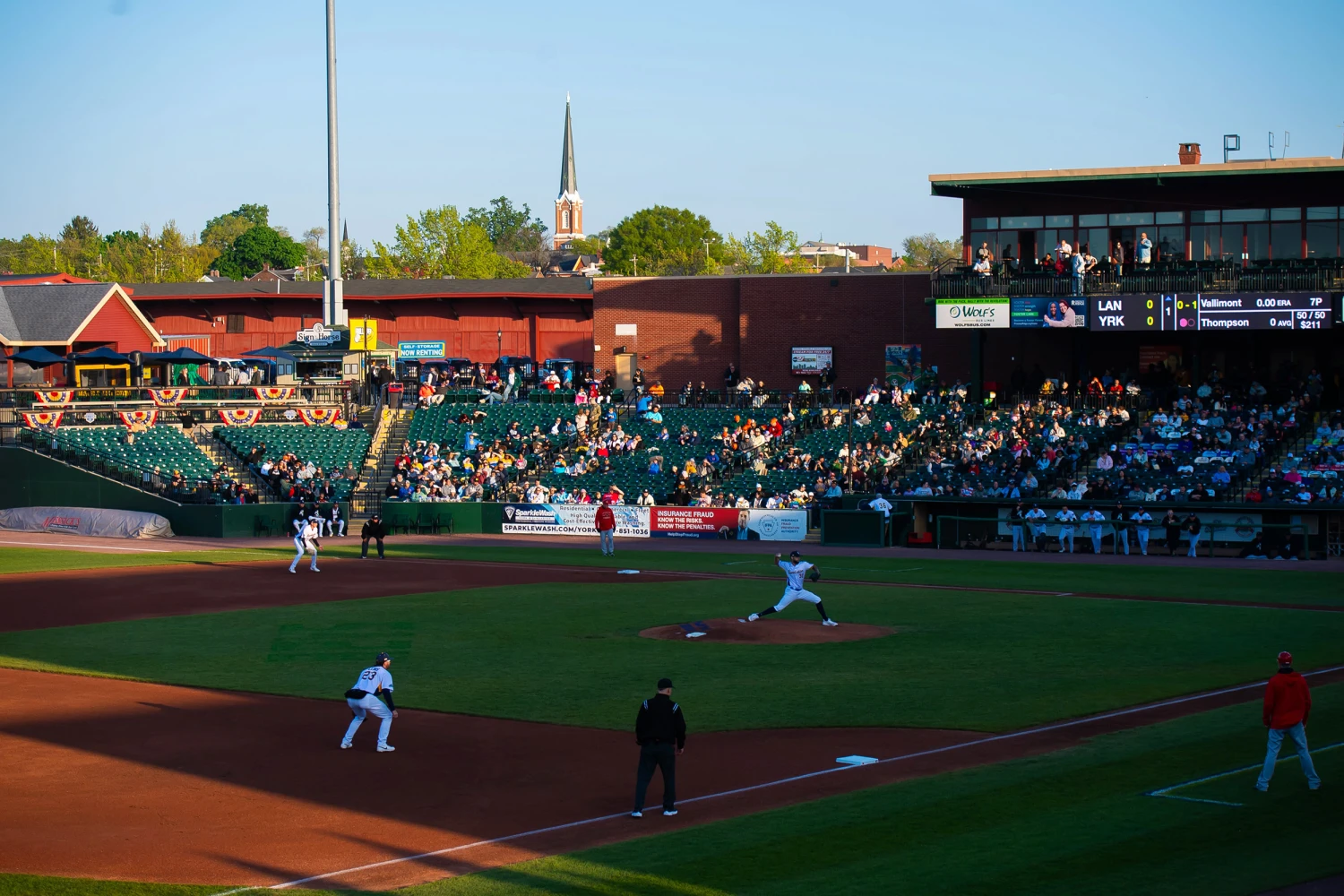 York Revolution play at WellSpan Park in downtown York, Pa., on April 21, 2026.