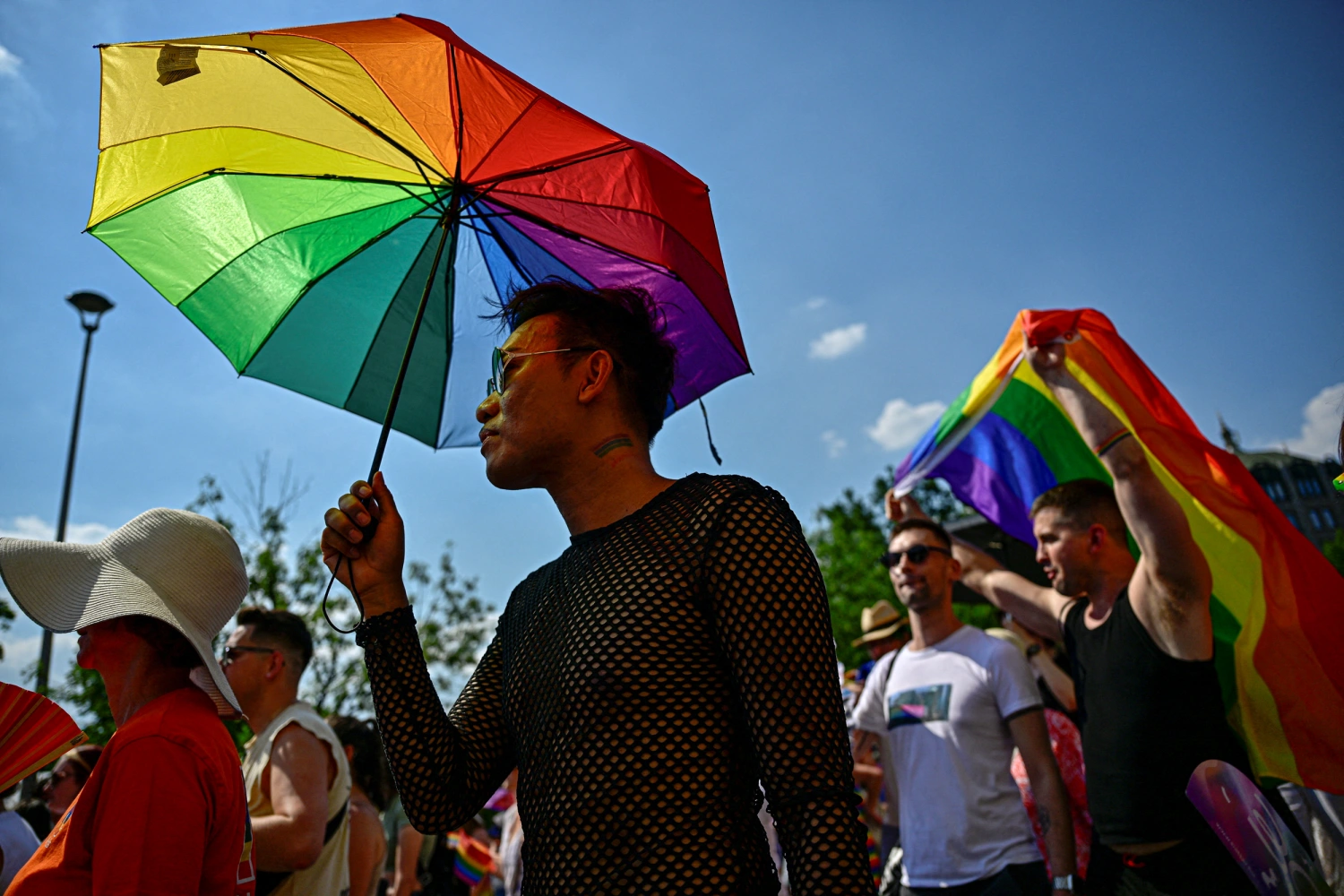 People at the march.