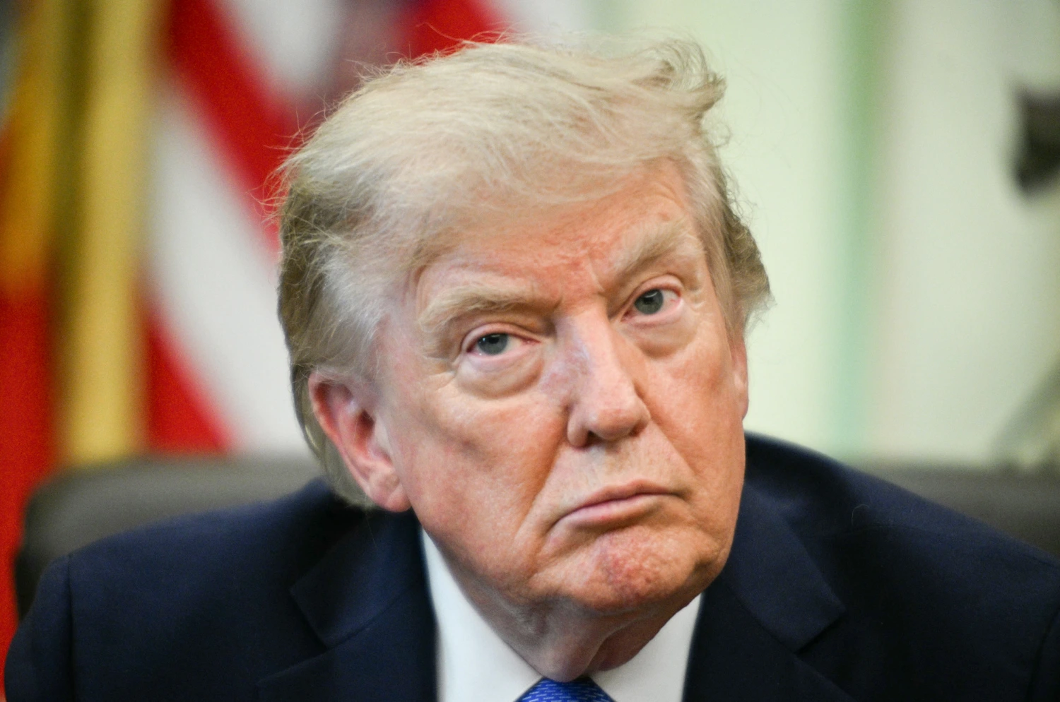 U.S. President Donald Trump speaks after signing executive orders in the Oval Office of the White House in Washington, DC, on August 7, 2026.