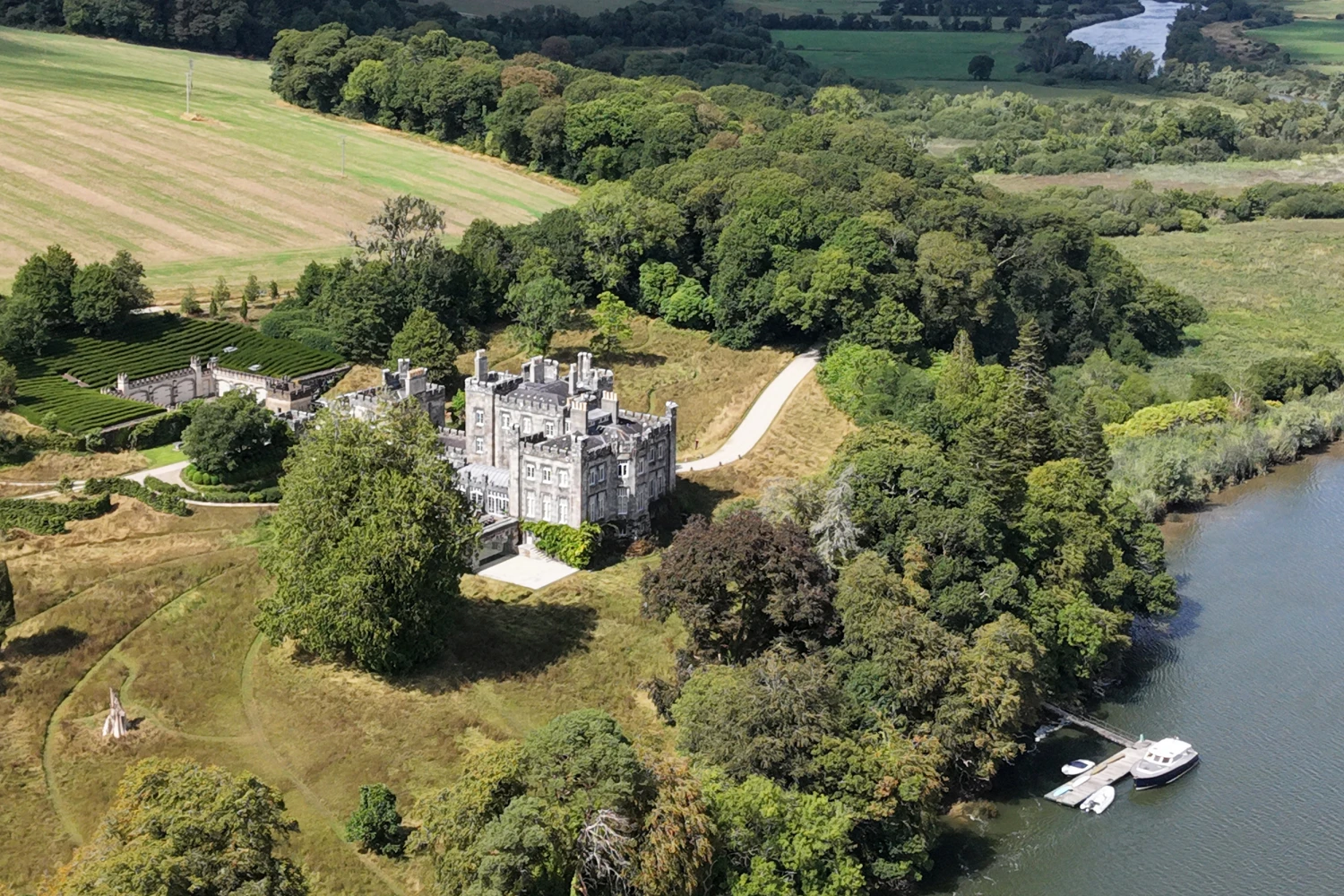 Strancally Castle, that was recently bought by Meta CEO Mark Zuckerberg, in Waterford, Ireland, August 20, 2026. 