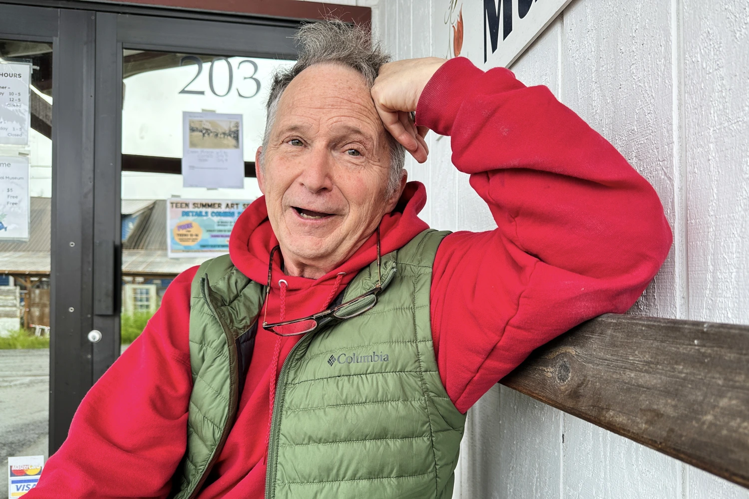 Dan Sullivan, a candidate in Alaska's U.S. Senate race who shares his name with the incumbent seeking reelection, in Petersburg, Alaska on July 3, 2026.