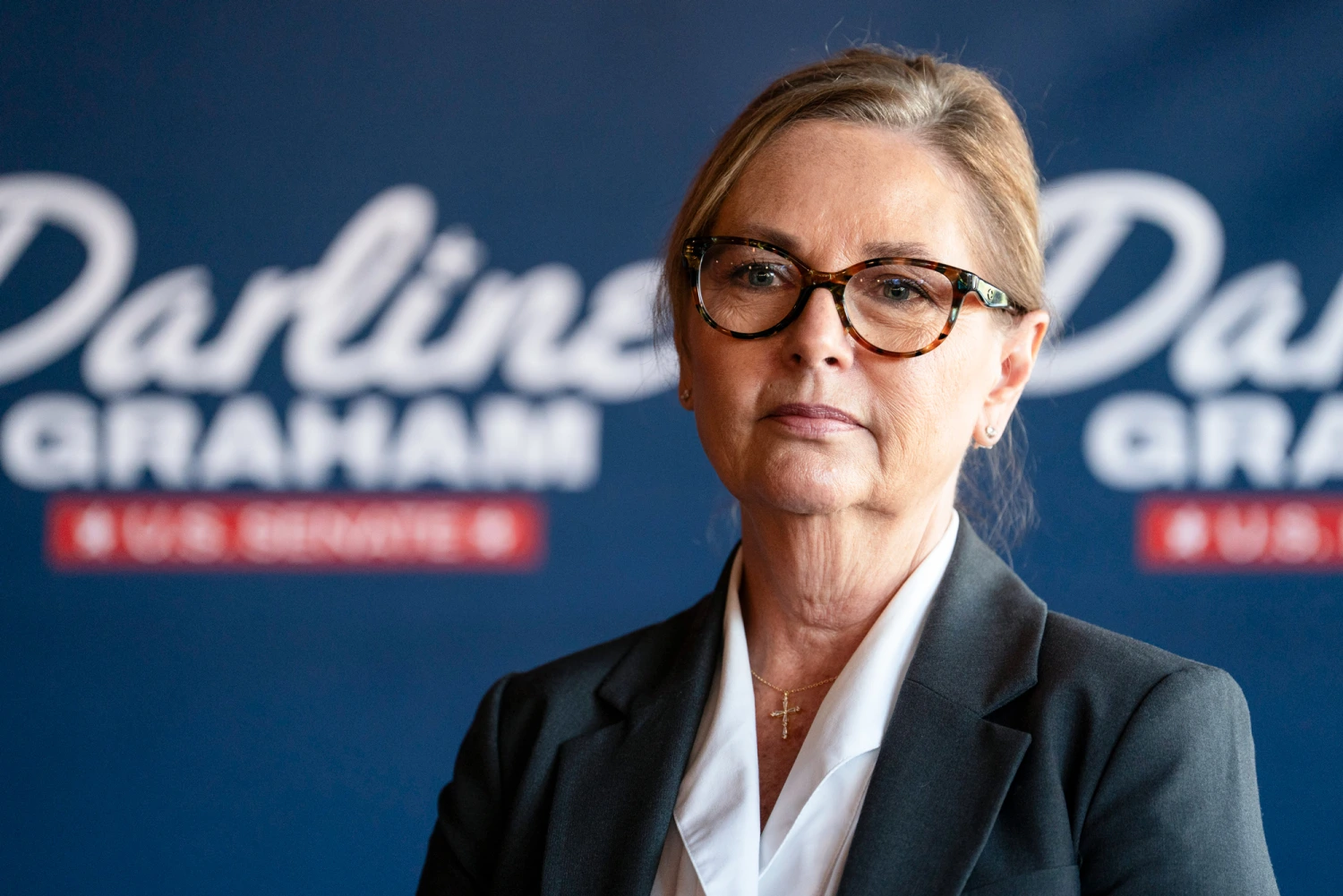 Sen. Darline Graham R-S.C., during a campaign event at Holt Bros BBQ, in Florence, S.C., on Aug. 19, 2026.