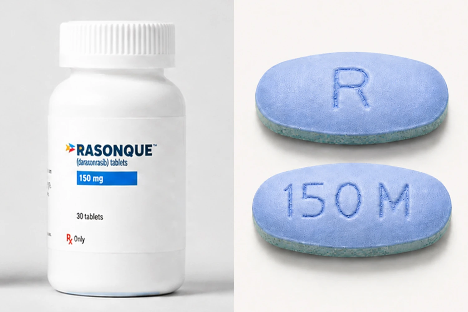 Revolution Medicines’ Rasonque, or daraxonrasib, a cancer drug.
