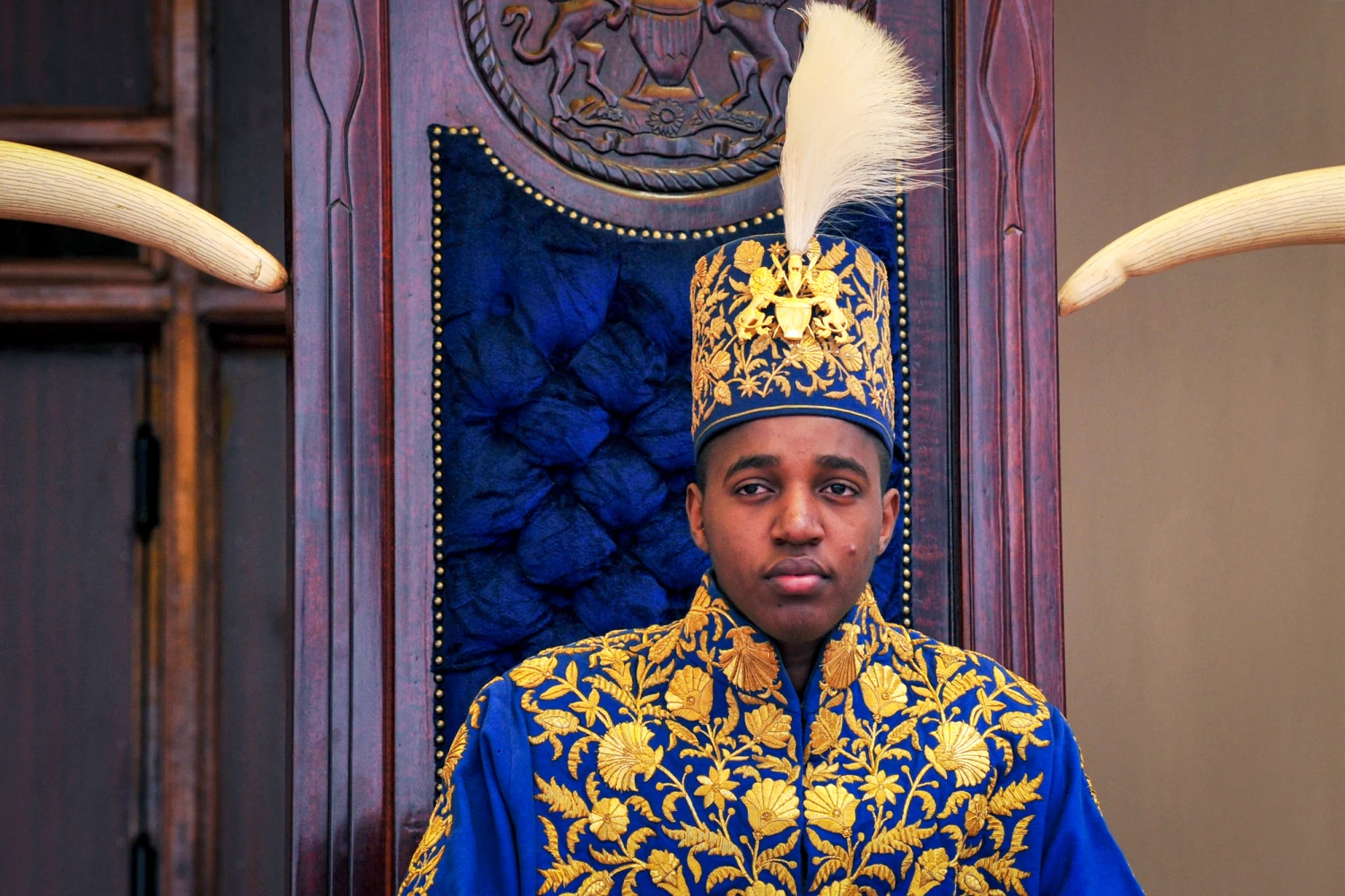 King Oyo Nyimba Kabamba Iguru Rukidi IV in Fort Portal, Uganda, on April 17, 2010.