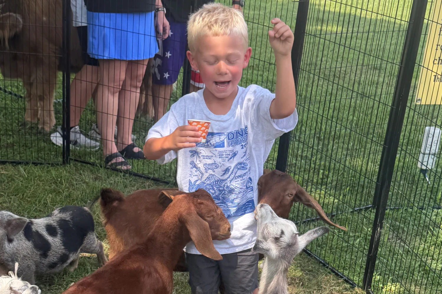 Farm Adventures Petting Zoo in Harmony, North Carolina in August 2026.