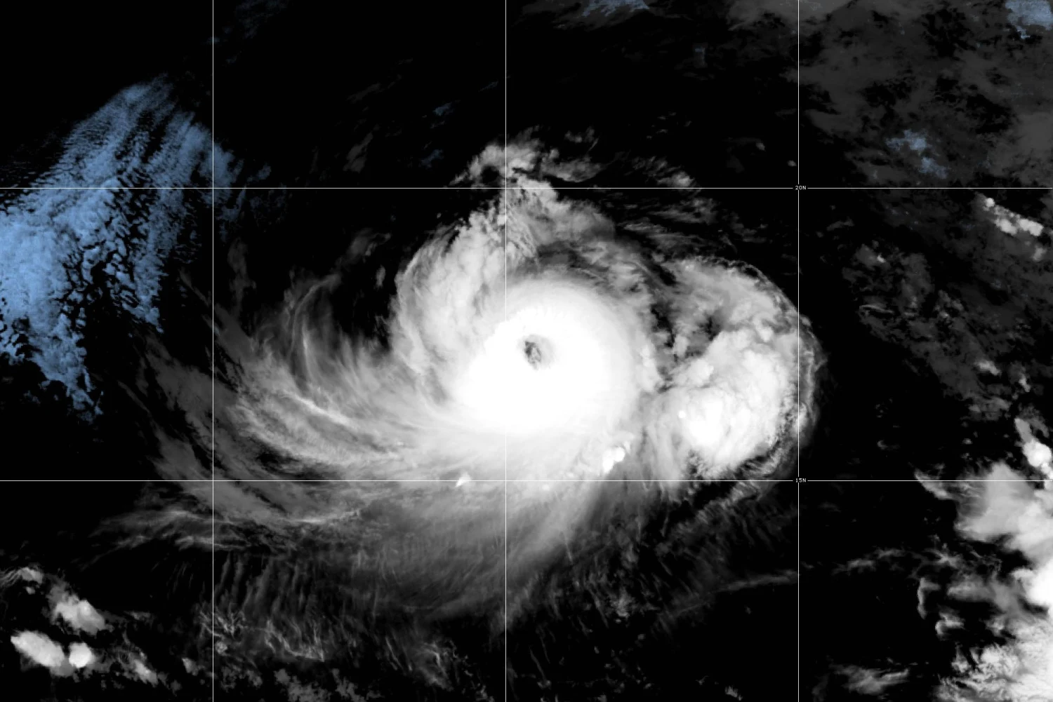 Hurricane Karina in the Pacific ocean on Aug. 31, 2026.