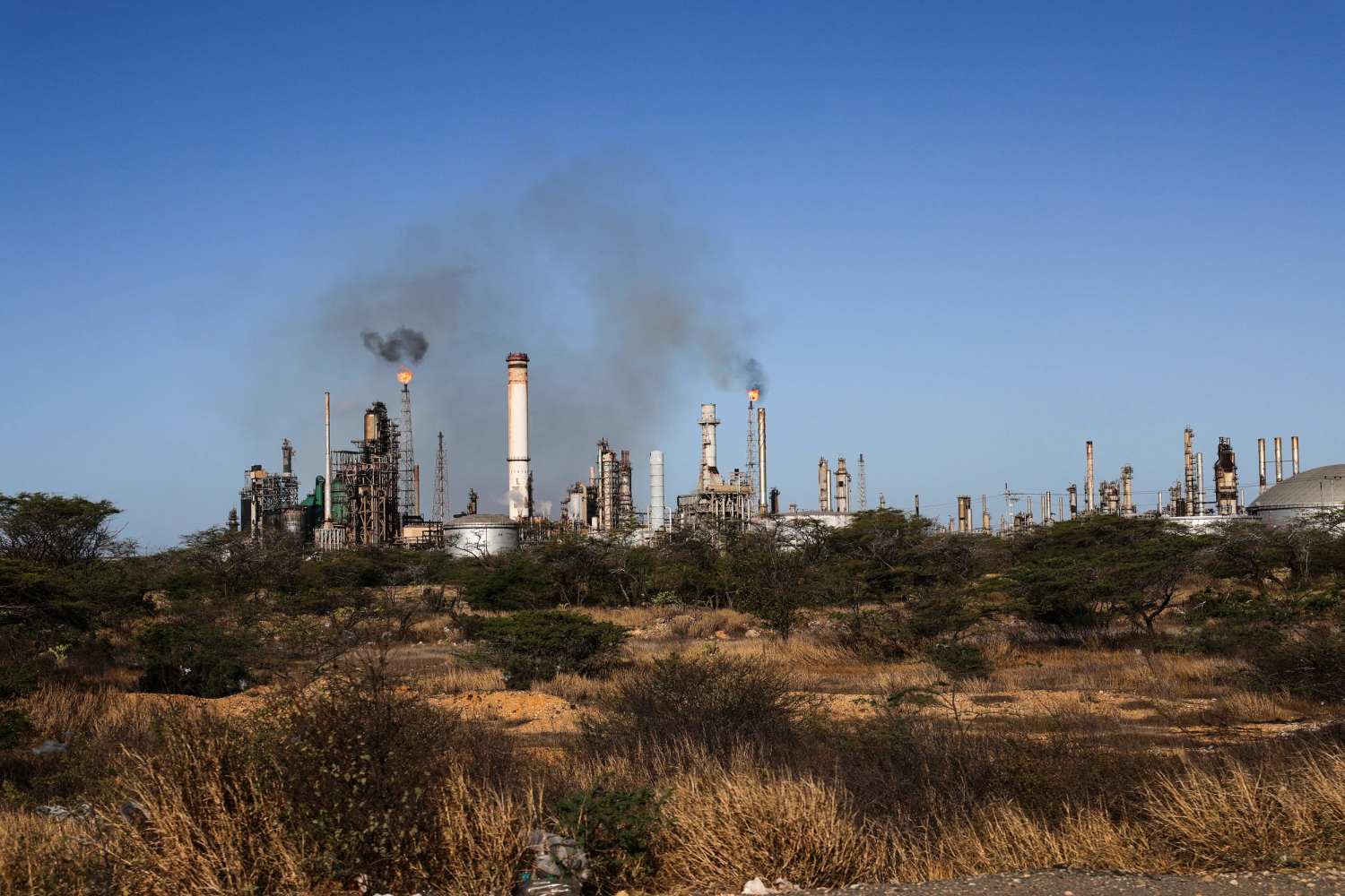 Amuay oil refinery in Amuay, Venezuela, in January 2026.