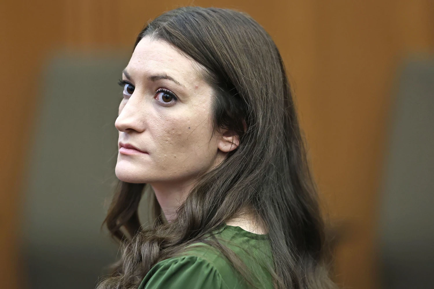 Lindsay Clancy watches jury members in Plymouth Superior Court on Monday, Aug. 31, 2026.