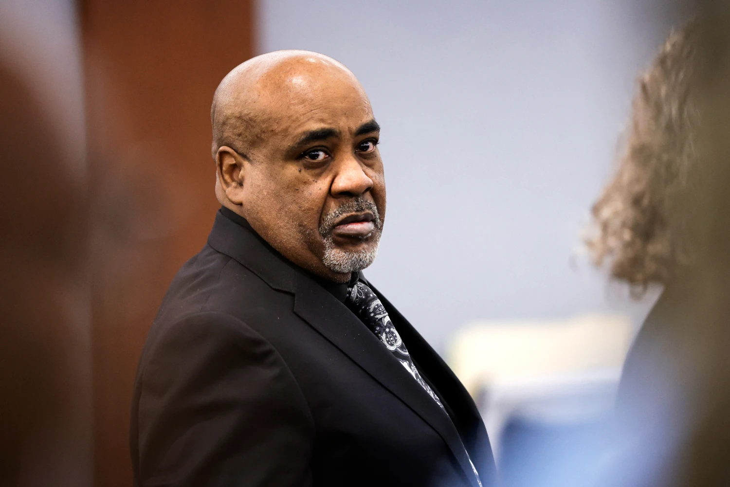 Duane Davis during closing arguments in his murder trial, related to the 1996 killing of rapper Tupac Shakur, at Clark County District Court in Las Vegas, Nev., on August 31, 2026.