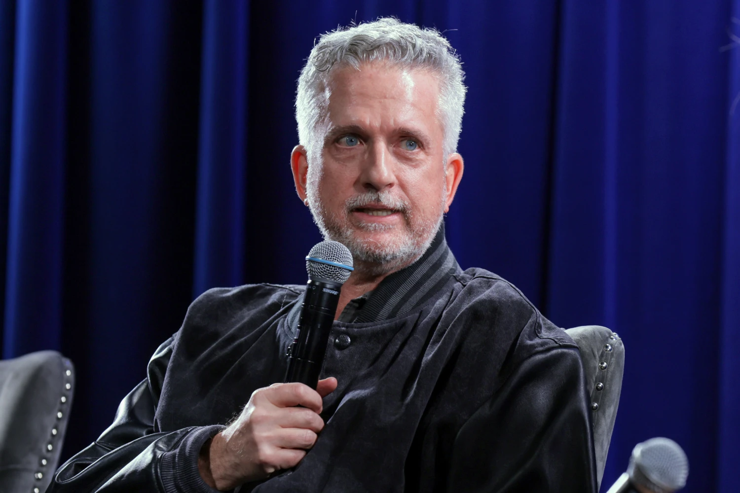 Bill Simmons speaks onstage at Reel To Reel: It's Never Over, Jeff Buckley at GRAMMY Museum L.A. Live on December 02, 2025 in Los Angeles.