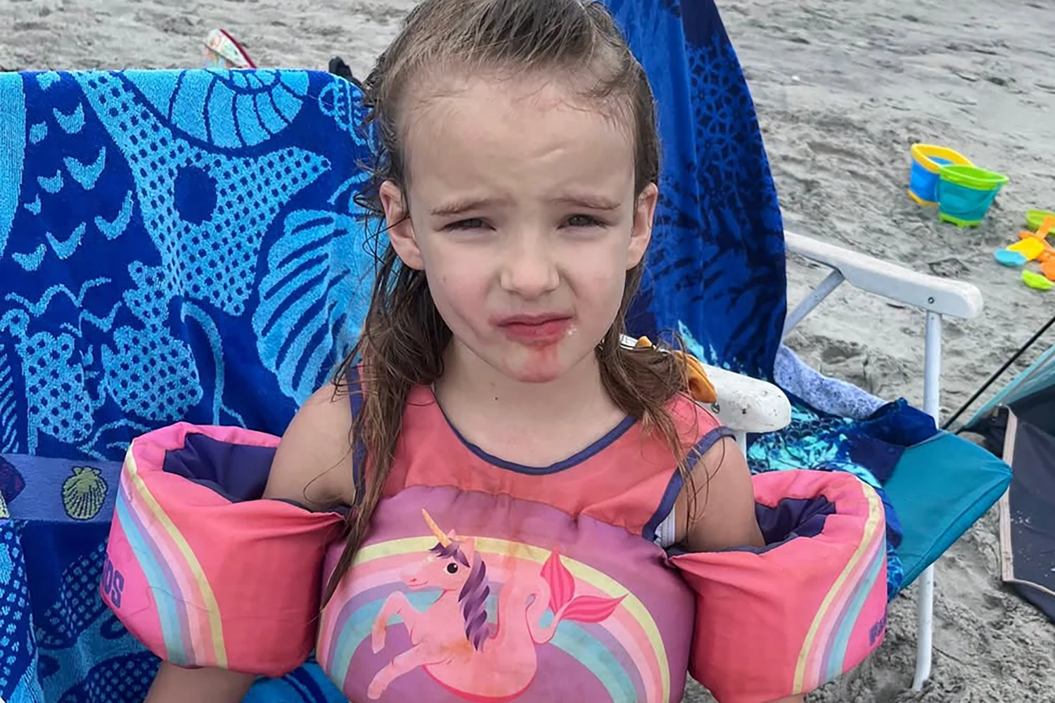 Saylor Hayes, 5 years-old, who was the subject of an intensive search involving hundreds of people and multiple agencies, was found in South Carolina, on Aug. 30, 2026.