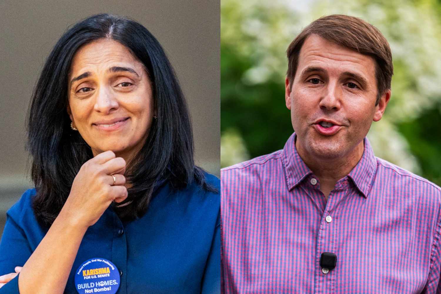Karishma Manzur and Chris Pappas.