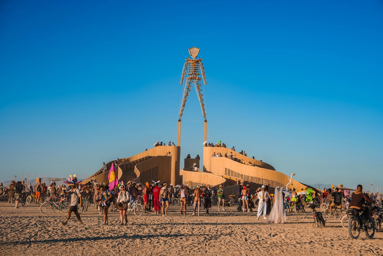 The Burning Man Festival in Black Rock Desert, Nev., on Sept. 5, 2024.