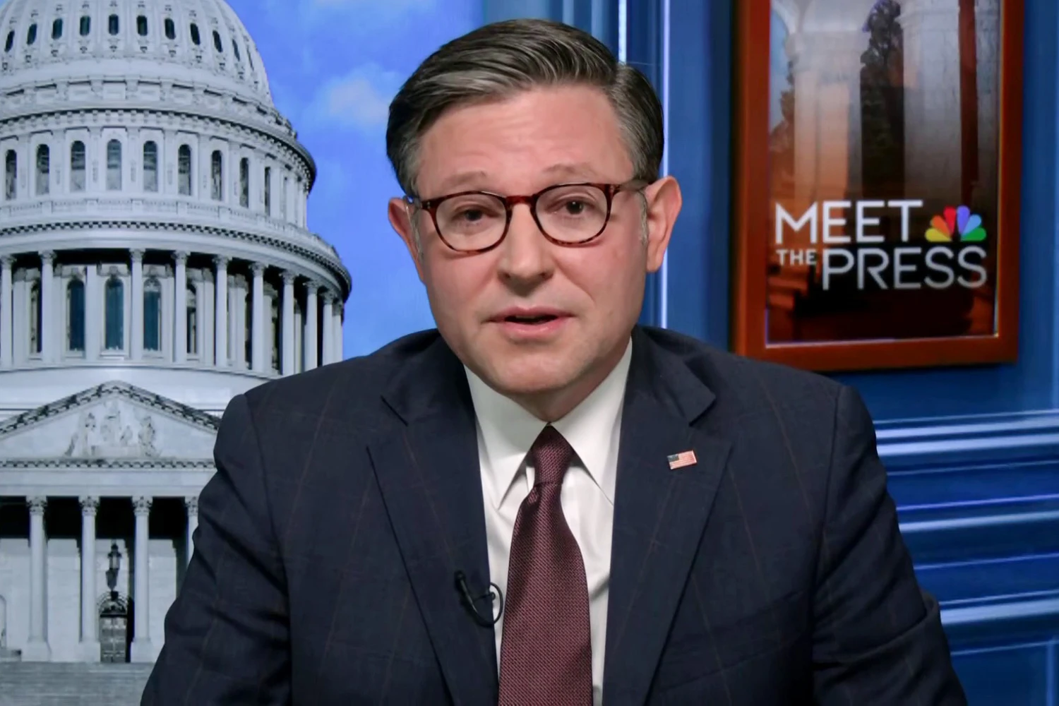 House Speaker Mike Johnson, R-La., on NBC News' "Meet the Press" on Sep. 13, 2026.