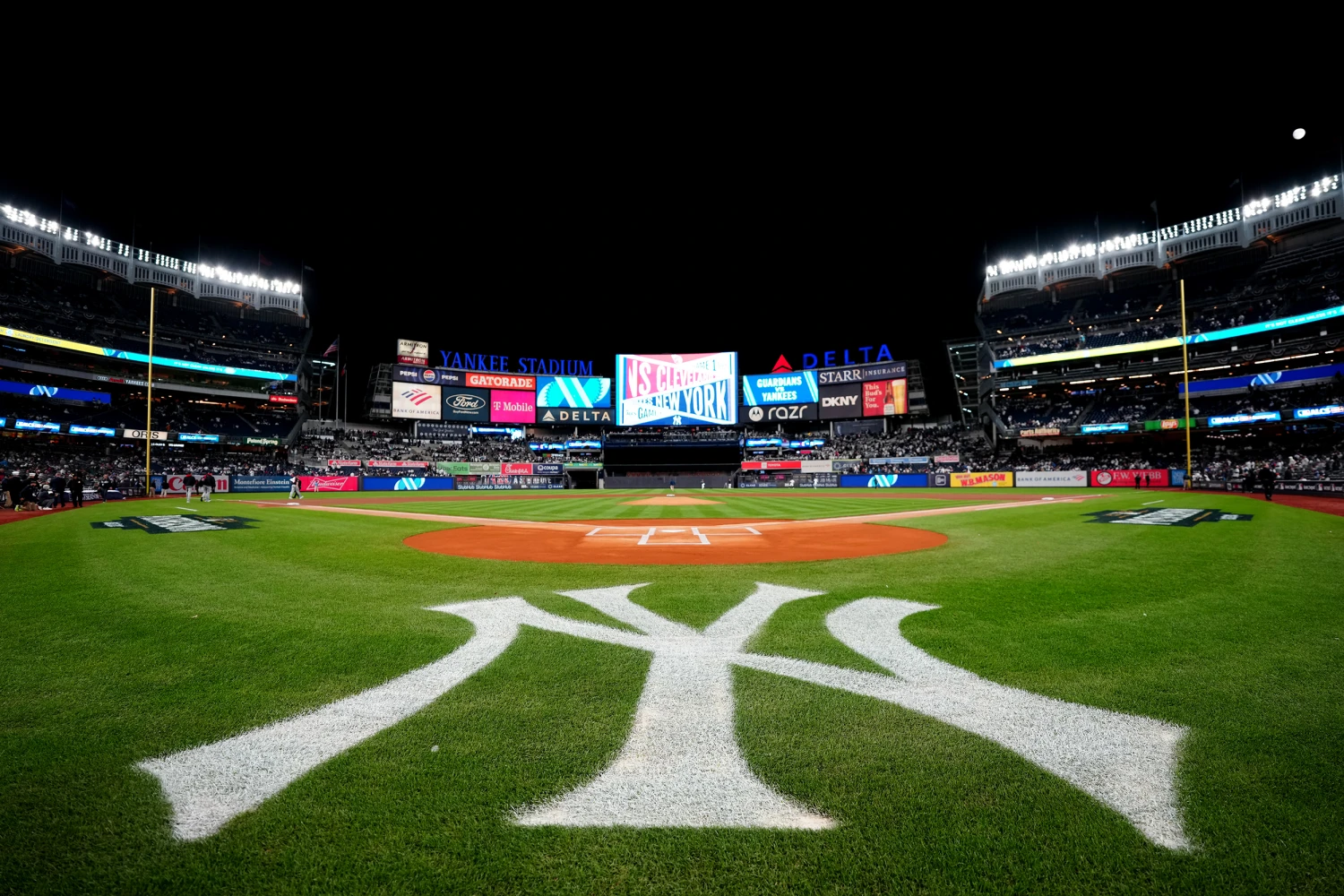 A general view of Yankee Stadium prior to Game 1 of the ALCS presented by loanDepot between the Cleveland Guardians and the New York Yankees on Monday, October 14, 2024 in New York, New York.