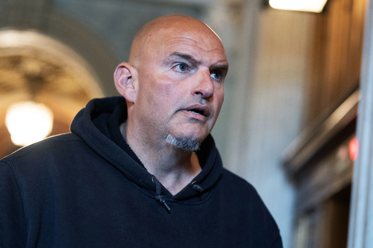 Sen. John Fetterman, D-Pa.,at the  Capitol on June 17, 2026.