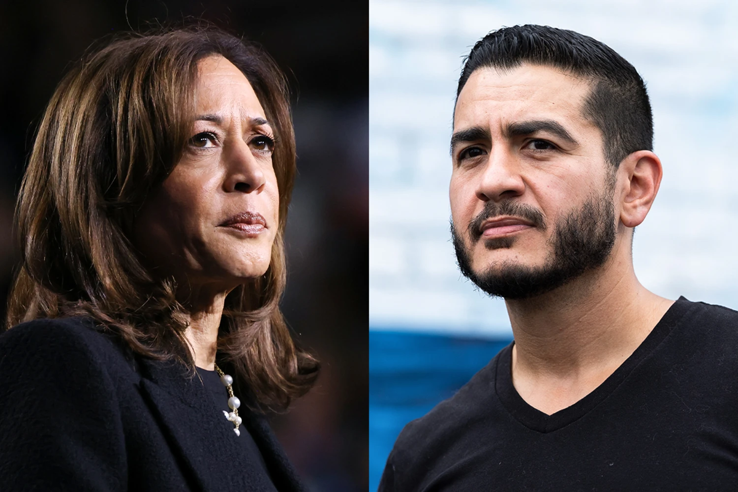 Former Vice President Kamala Harris; Michigan Democratic Senate nominee Dr. Abdul El-Sayed.