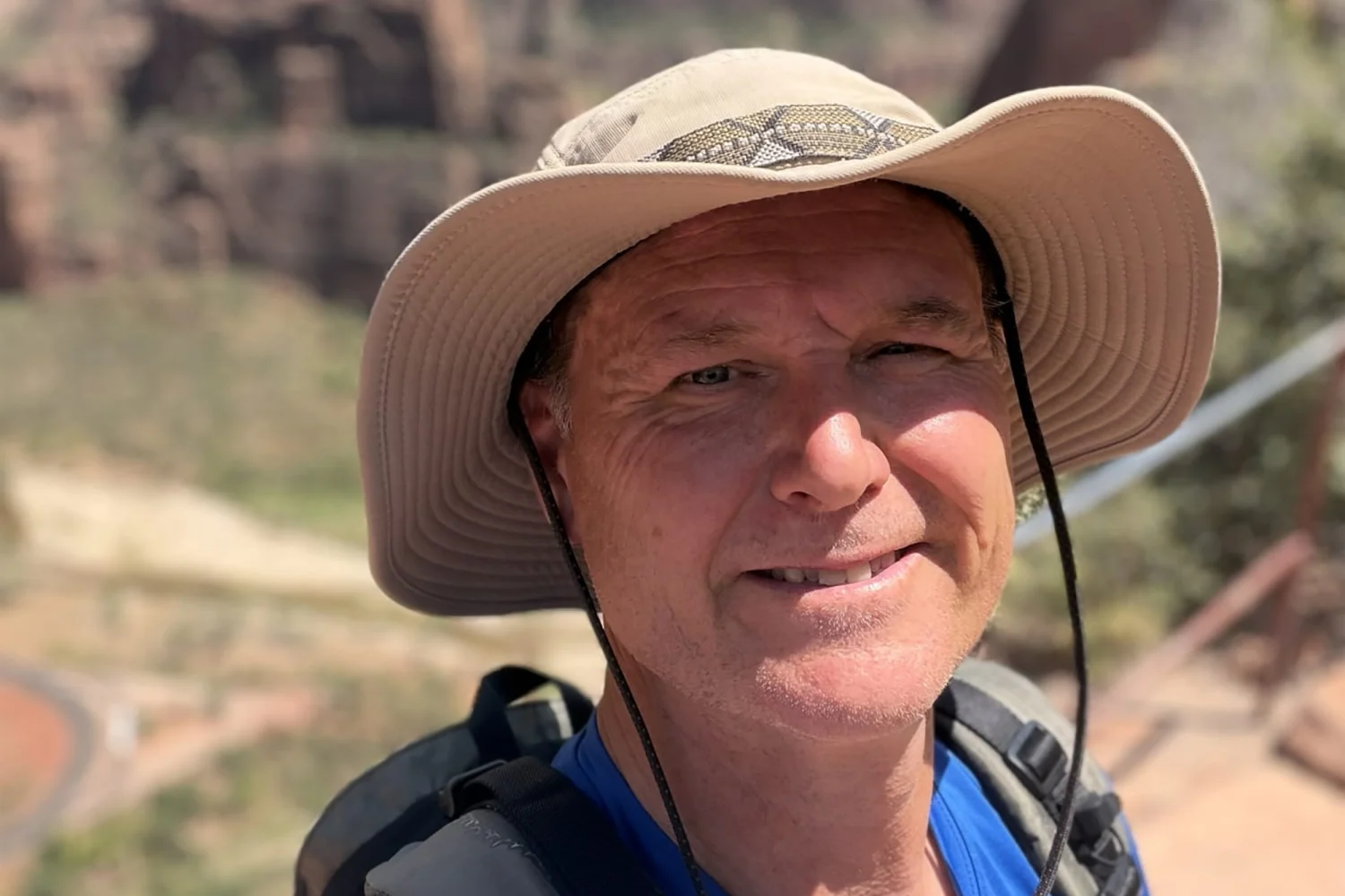 Timothy Allen Smith taken during a Smith family trip to Zion National Park in July 2026.