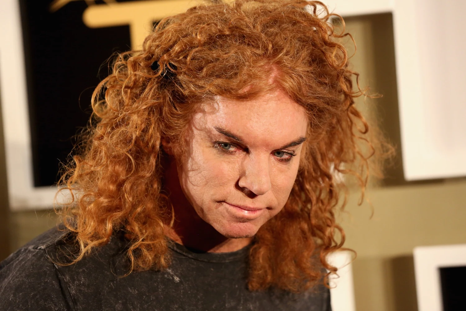 Comedian Carrot Top attends Imagine Dragons' fifth annual Tyler Robinson Foundation Rise Up Gala benefiting families affected by pediatric cancer on Sept. 14, 2018, in Las Vegas.