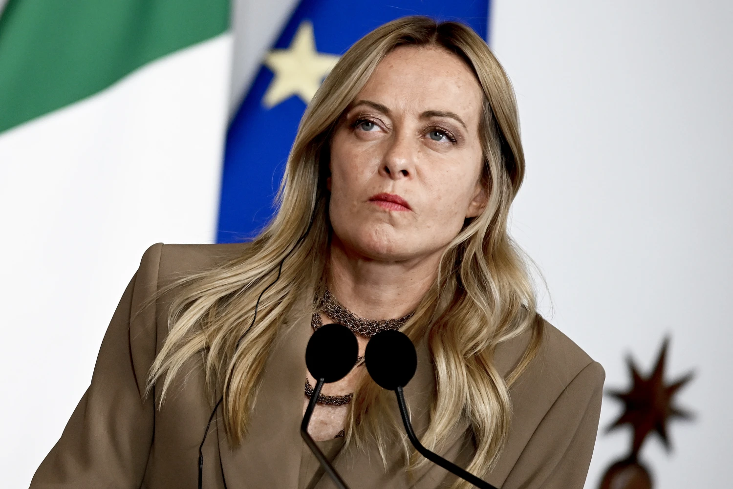 Italian Prime Minister Giorgia Meloni, seen at a meeting on Sept. 7.