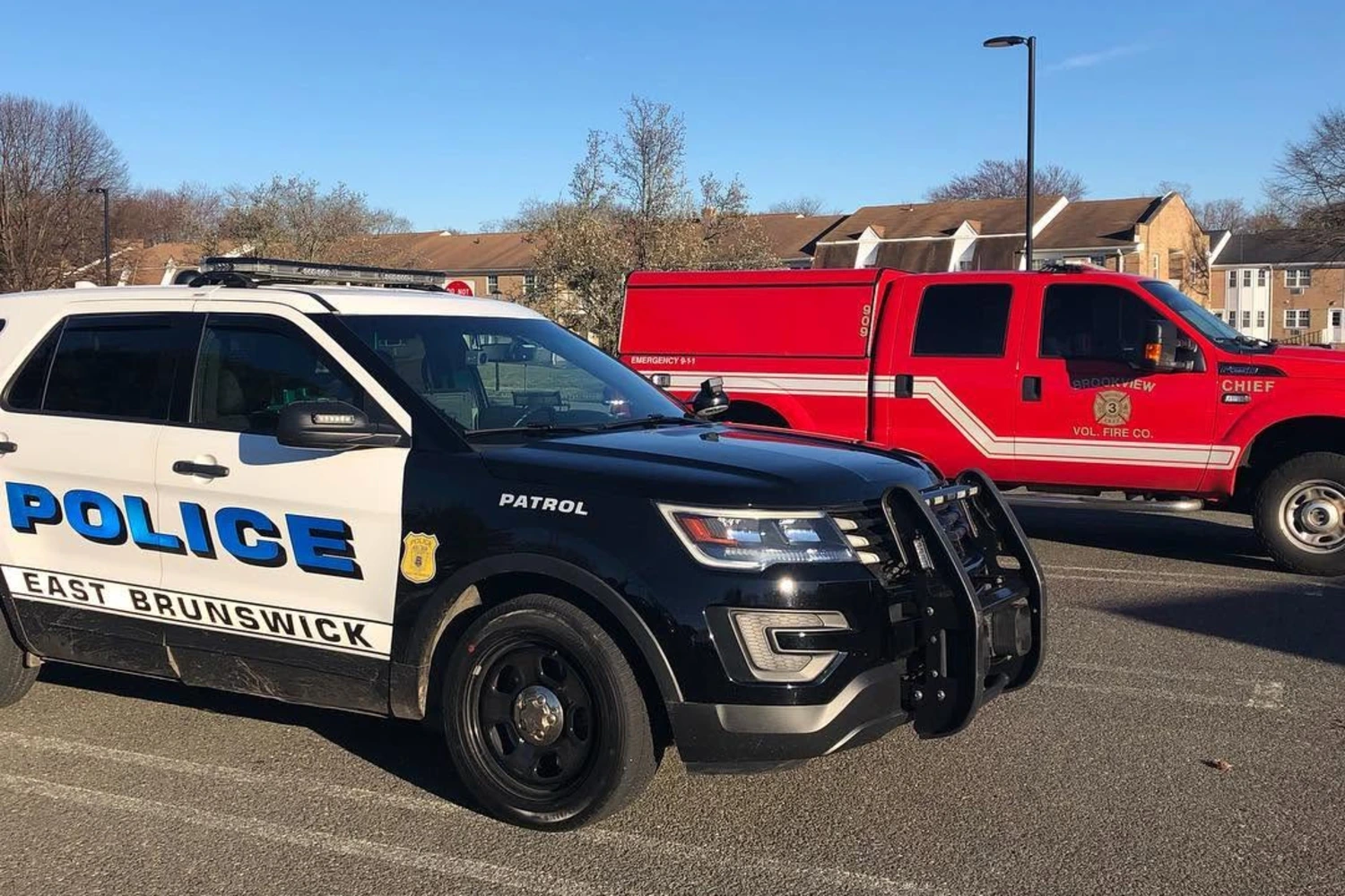 East Brunswick, N.J., police department car.