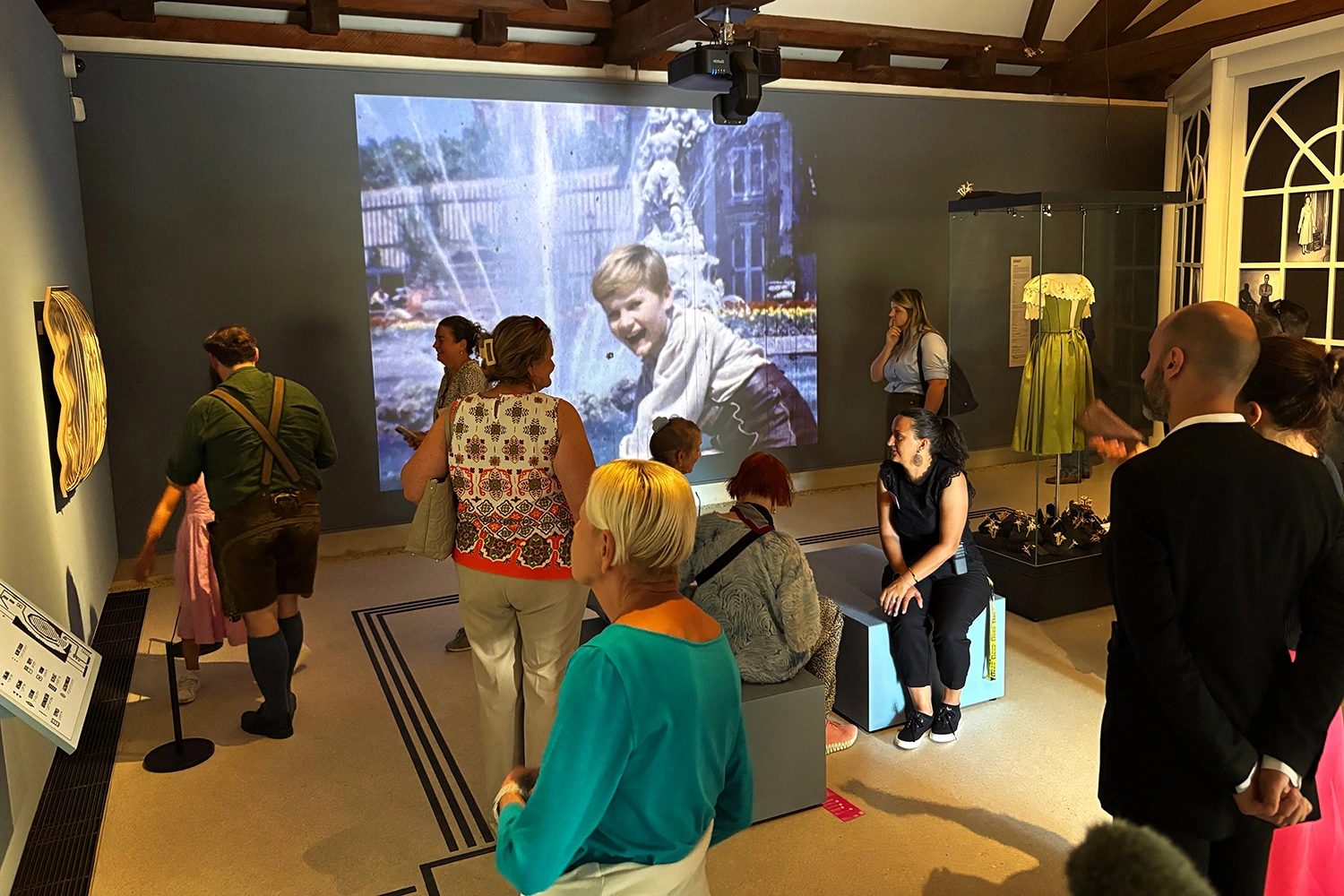Visitors at the new Sound Of Music museum in Salzburg, Austria on Sept. 20, 2026.