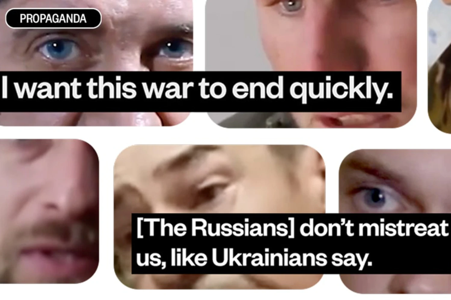 NBC News digital docs investigation into Russian propaganda videos of Ukrainian prisoners of war.