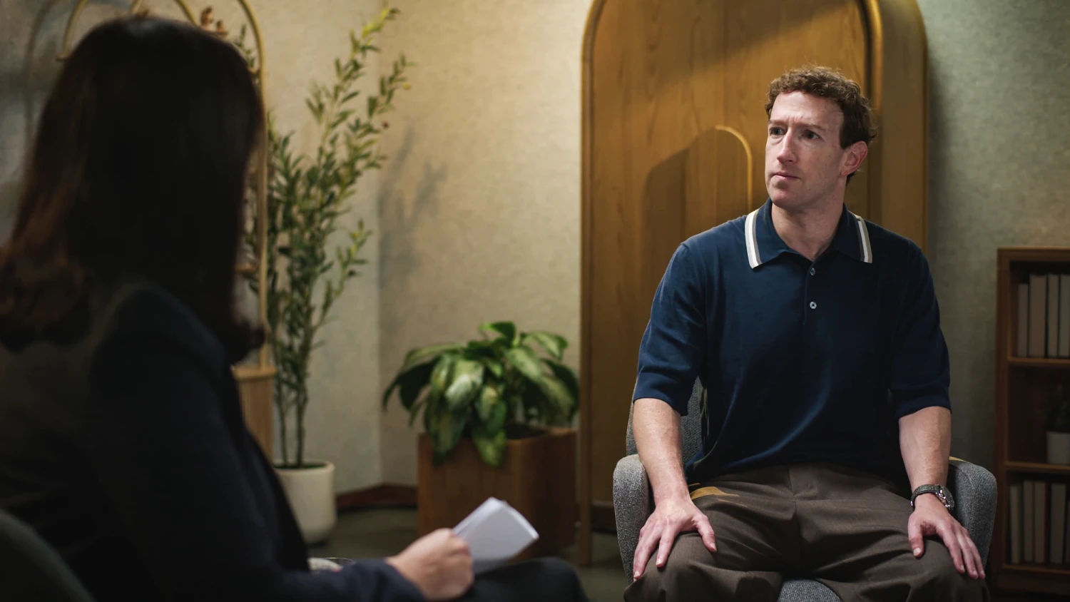 Meta CEO Mark Zuckerberg sits down in an interview with Joanna Stern.