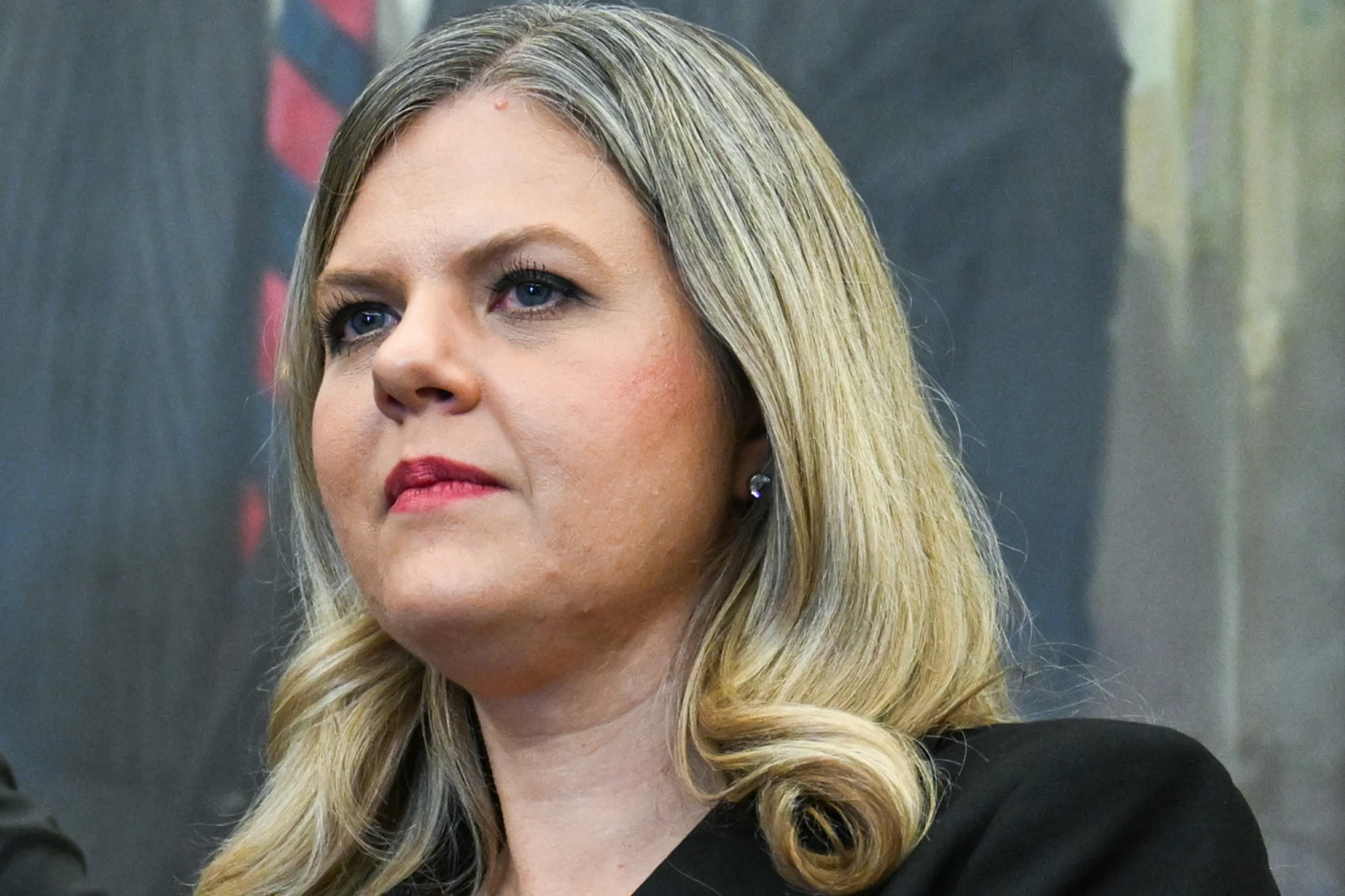 Dr. Heidi Overton, deputy director of the White House Domestic Policy Council, in the Oval Office of the White House on Aug. 31, 2026.
