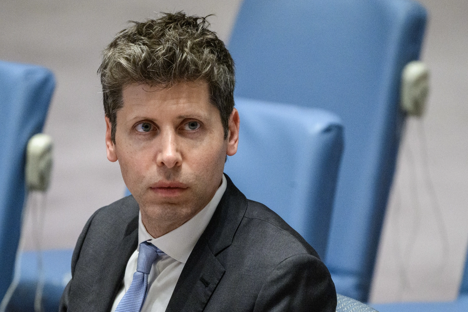 CEO of OpenAI Sam Altman attends a United Nations Security Council meeting on artificial intelligence and international security during the 81st session of the United Nations General Assembly at U.N. Headquarters in New York, on Sept. 23, 2026.