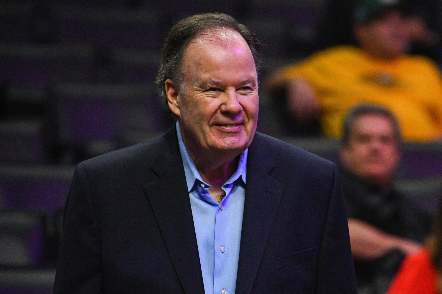 Actor Dennis Haskins from Saved by the Bell looks on before a NBA game between the San Antonio Spurs and the Los Angeles Clippers on December 29, 2018 at STAPLES Center in Los Angeles, CA. (Photo by Brian Rothmuller/Icon Sportswire via Getty Images)