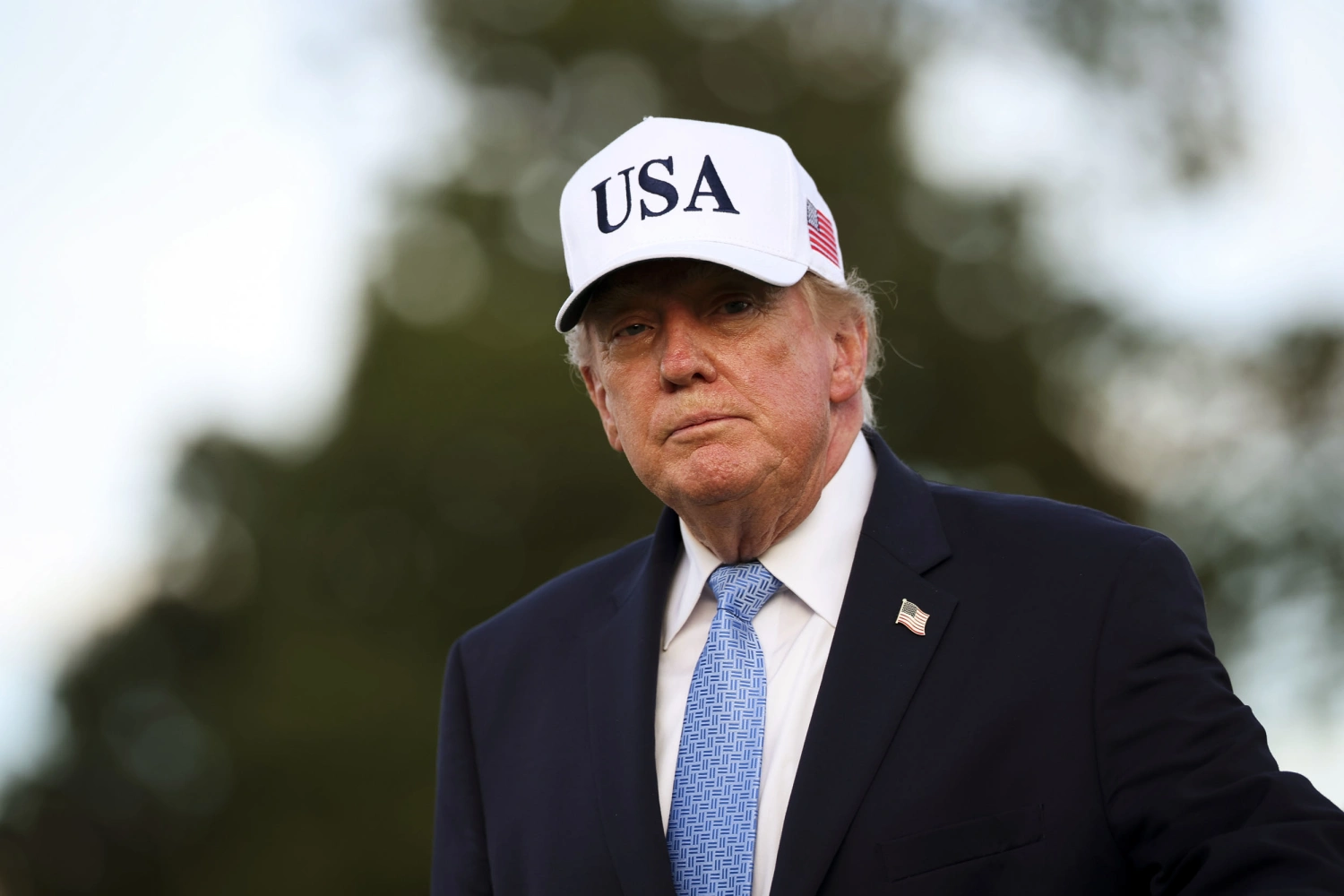 President Donald Trump at the Presidents Cup on Sept. 27, 2026 in Chicago.
